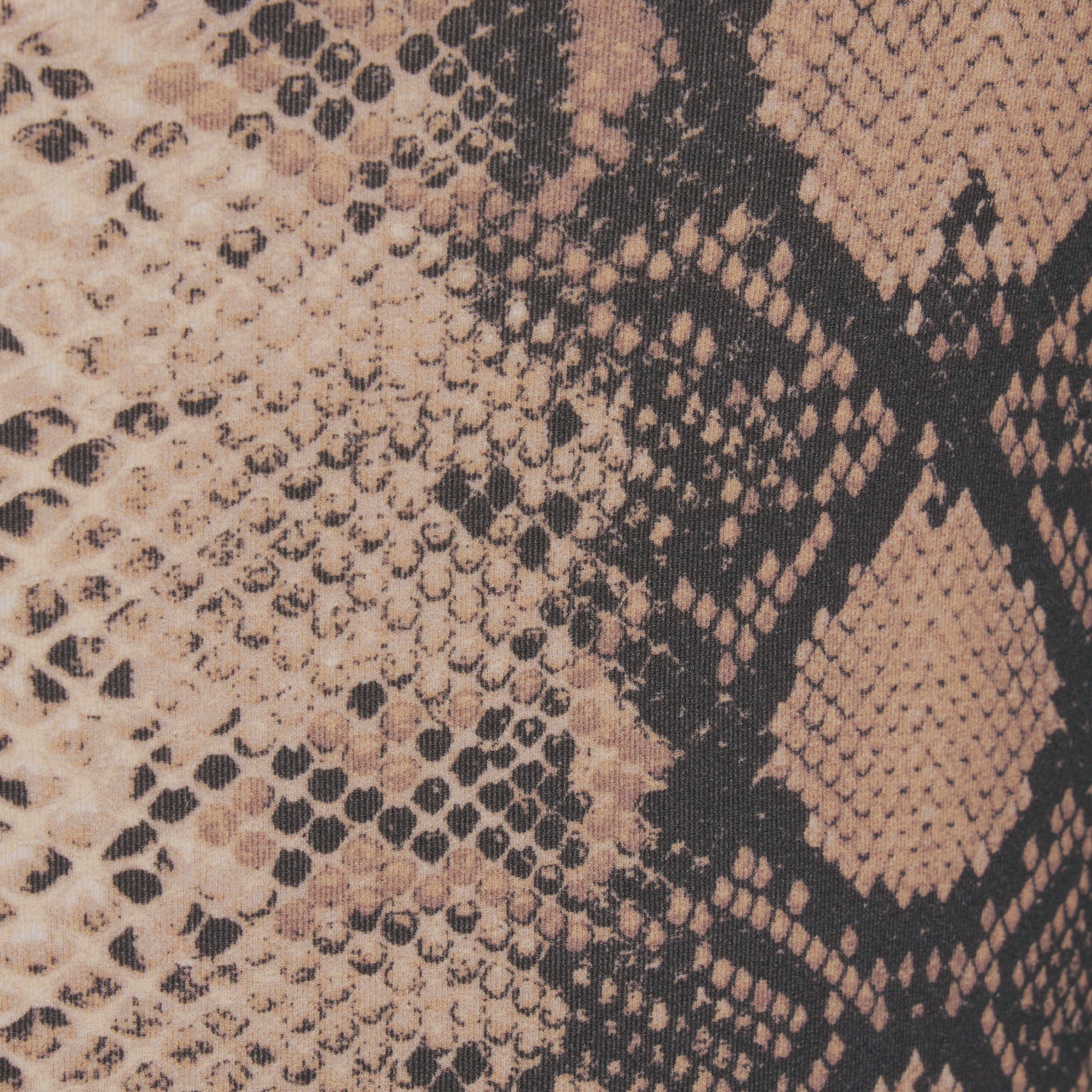 FITS EVERYBODY TRIANGLE BRALETTE | CLAY SNAKESKIN PRINT