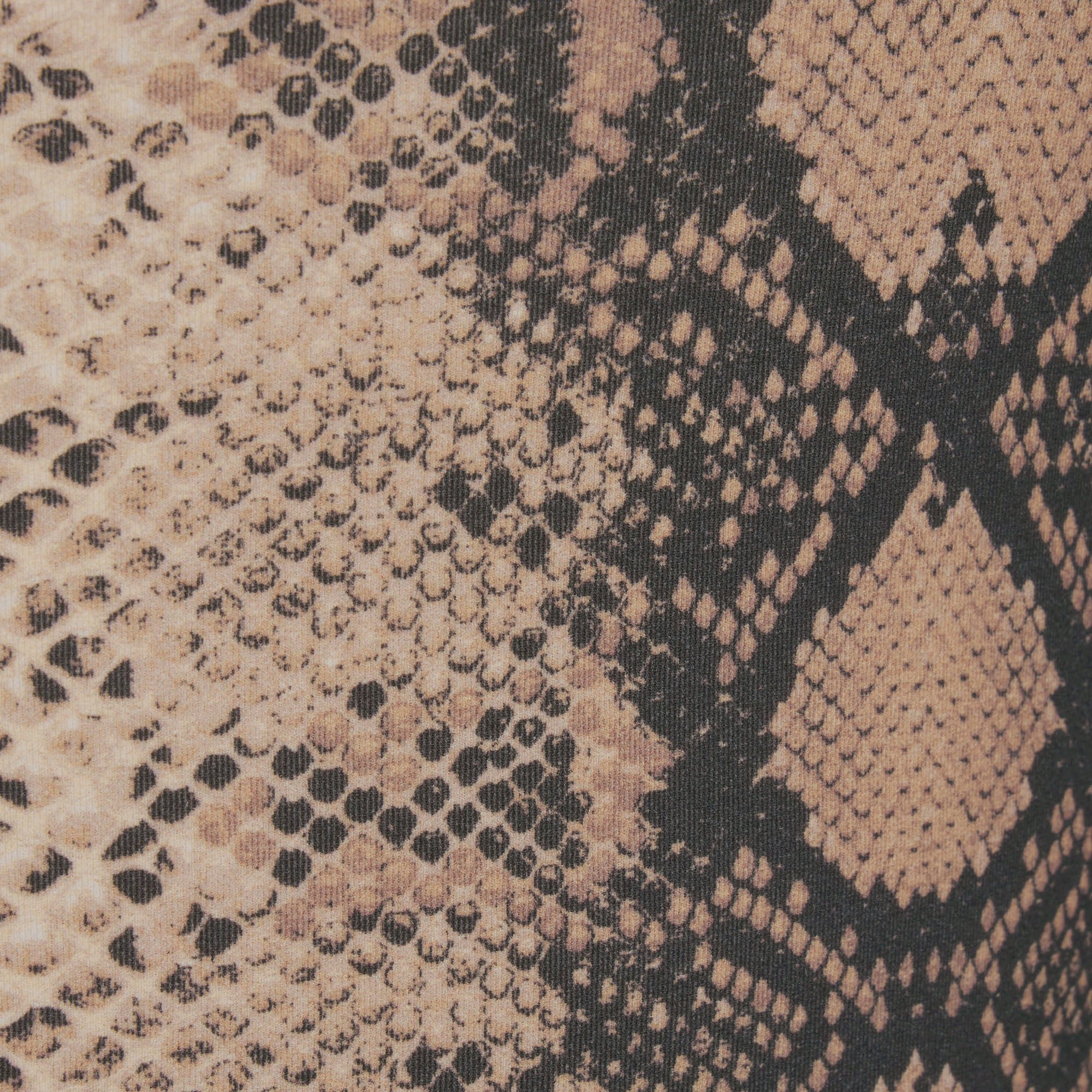 FITS EVERYBODY SCOOP BRALETTE | CLAY SNAKESKIN PRINT ADDITIONAL FABRIC DETAILS | about this fabric  | about this fabric 