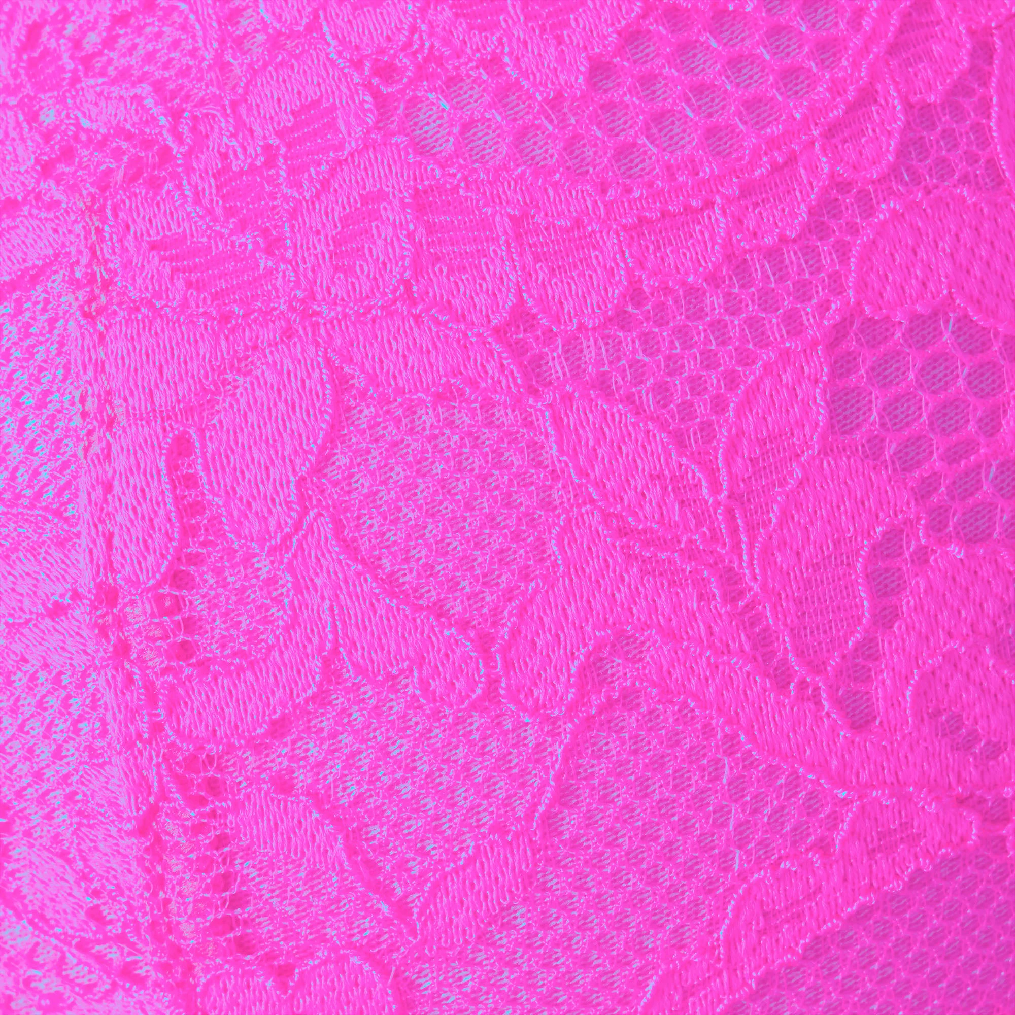 FITS EVERYBODY LACE T-SHIRT BRA | NEON PINK ADDITIONAL FABRIC DETAILS | about this fabric