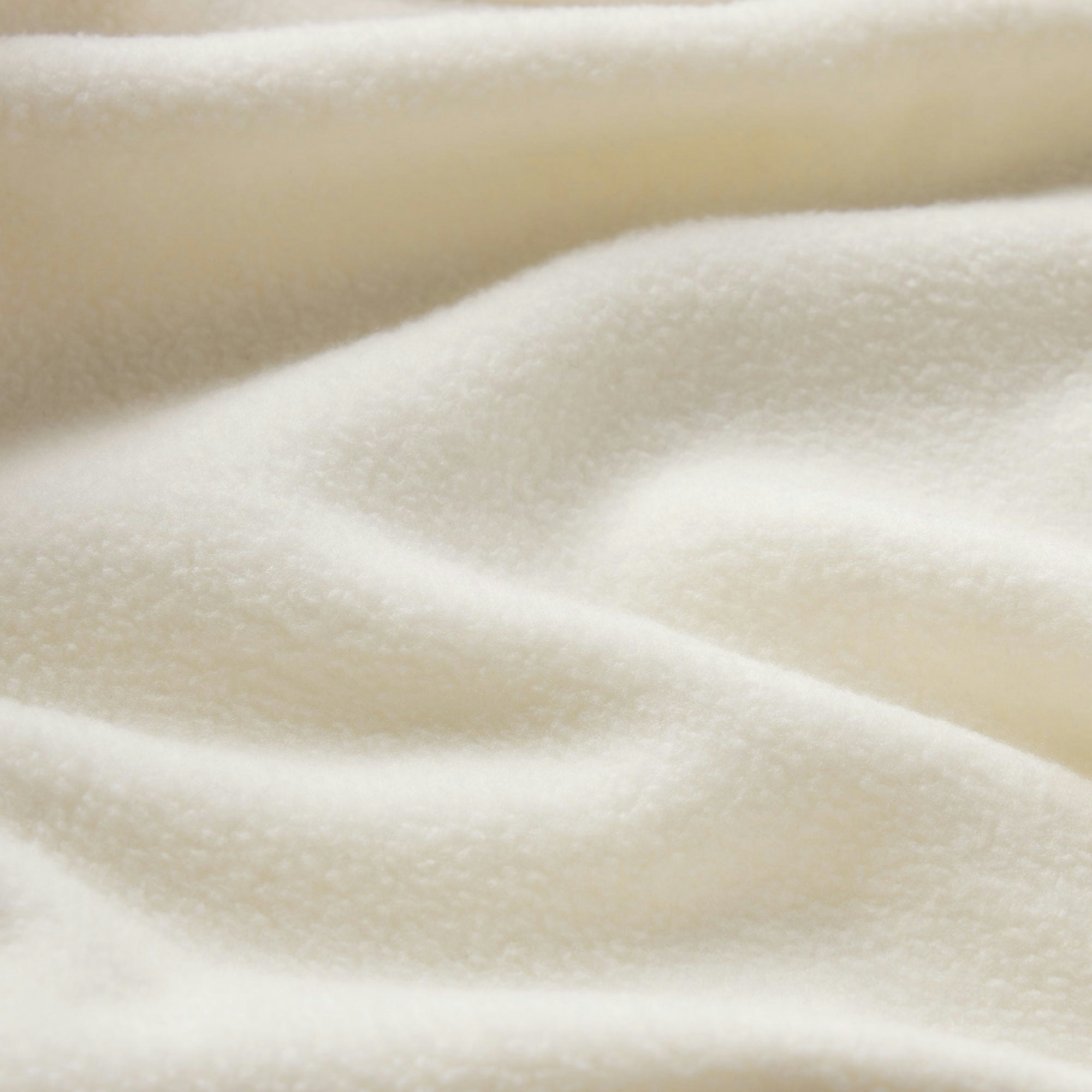 OUTDOOR FLEECE FITTED JACKET | ECRU ADDITIONAL FABRIC DETAILS