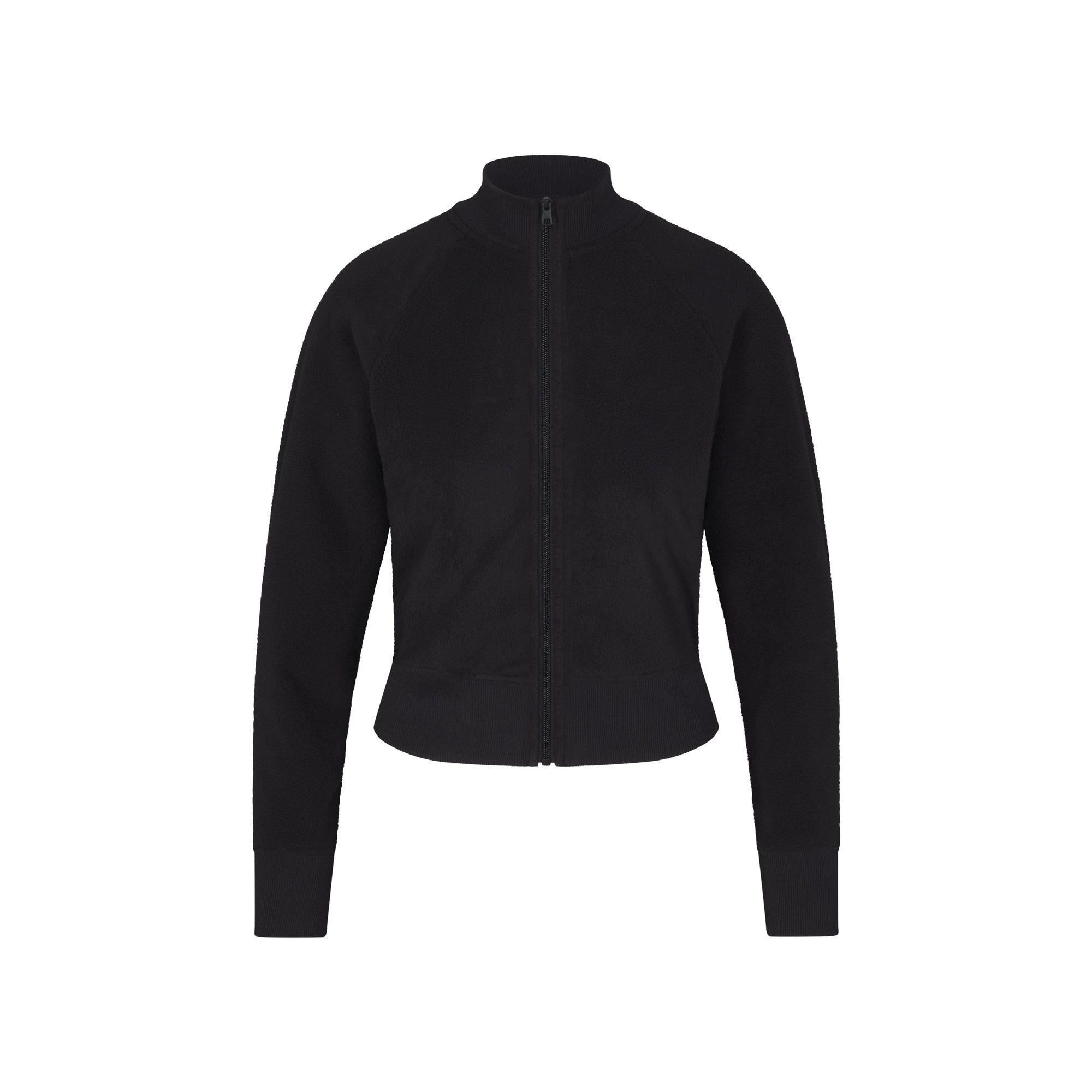 FLEECE LOUNGE TRACK JACKET ONYX