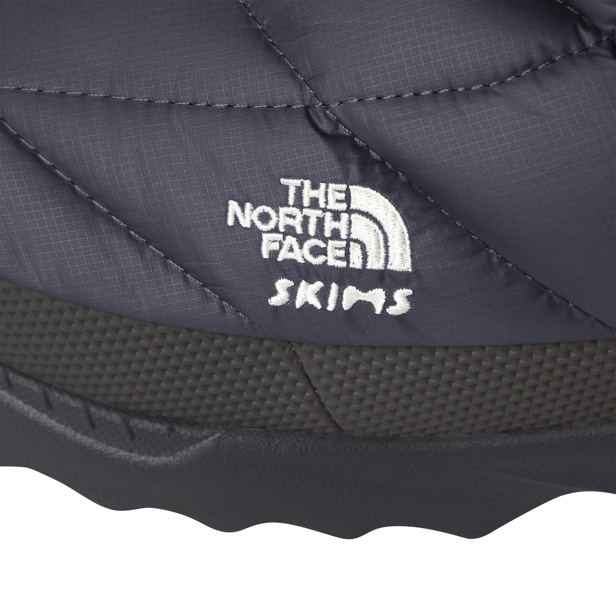 THE NORTH FACE X SKIMS NUPTSE TRACTION CHUKKA | GUNMETAL ADDITIONAL FABRIC DETAILS