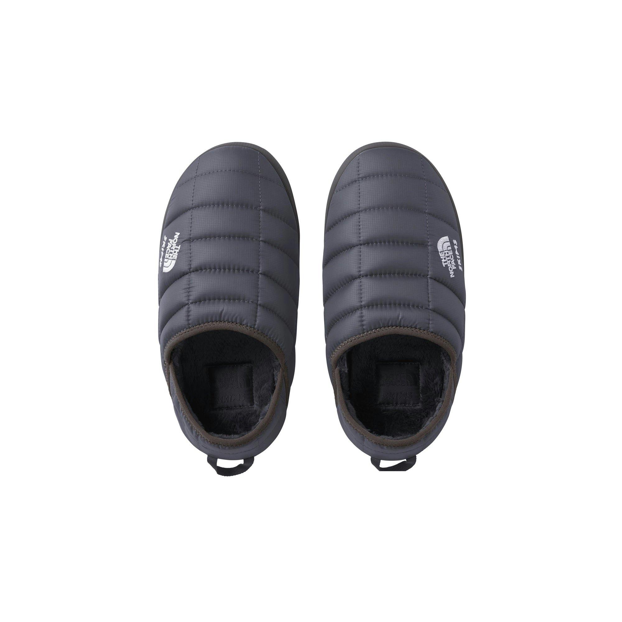 THE NORTH FACE X SKIMS THERMOBALL TRACTION MULE V | GUNMETAL ADDITIONAL FABRIC DETAILS