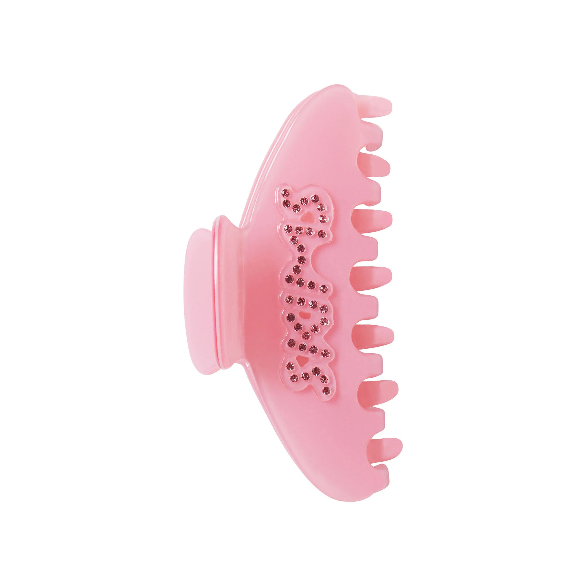 CLAW CLIP | BABY PINK (HAIR ACCESSORIES, ACCESSORIES) LAYS FLAT ON A WHITE BACKGROUND