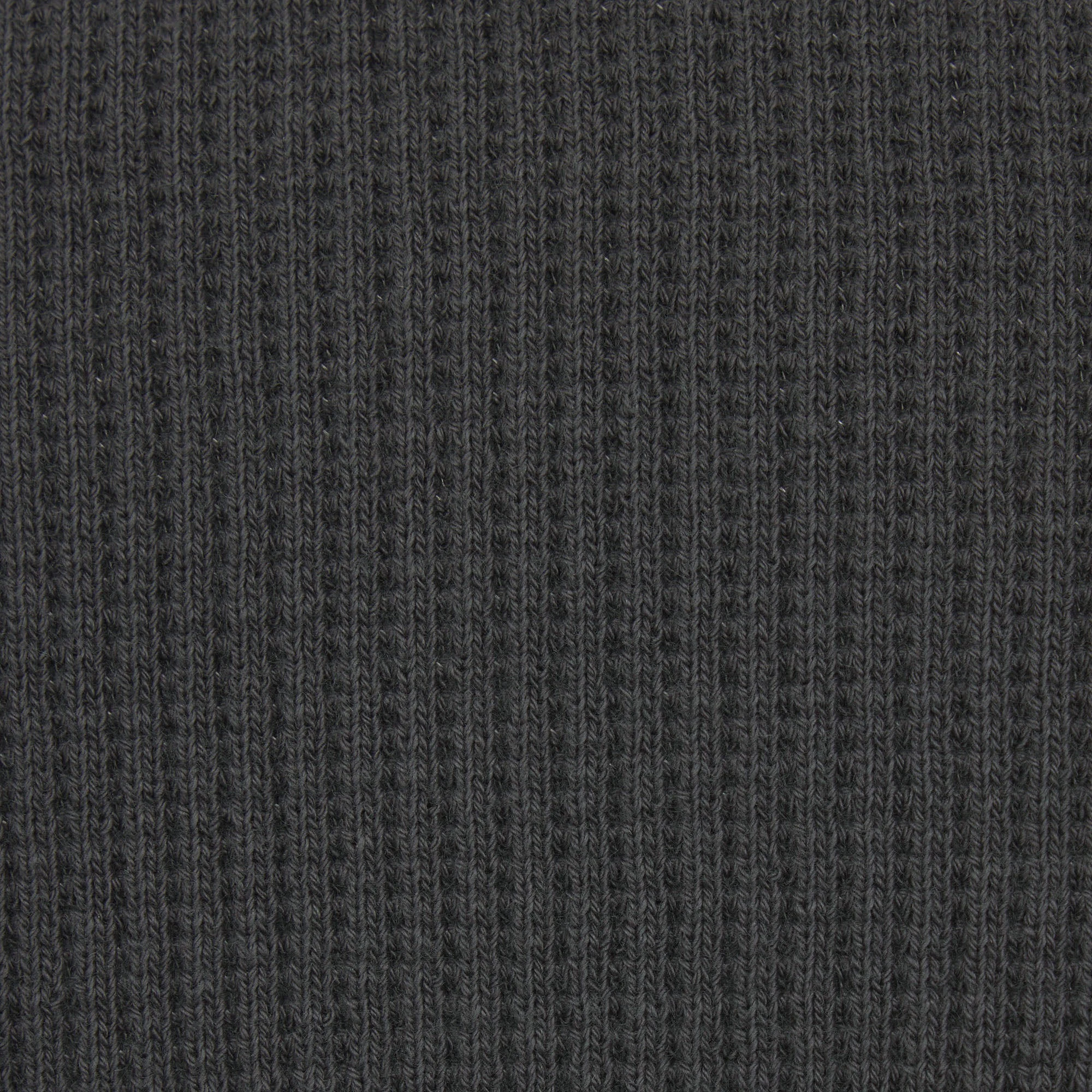 HEAVY WAFFLE CROPPED ZIP UP HOODIE | ASH ADDITIONAL FABRIC DETAILS