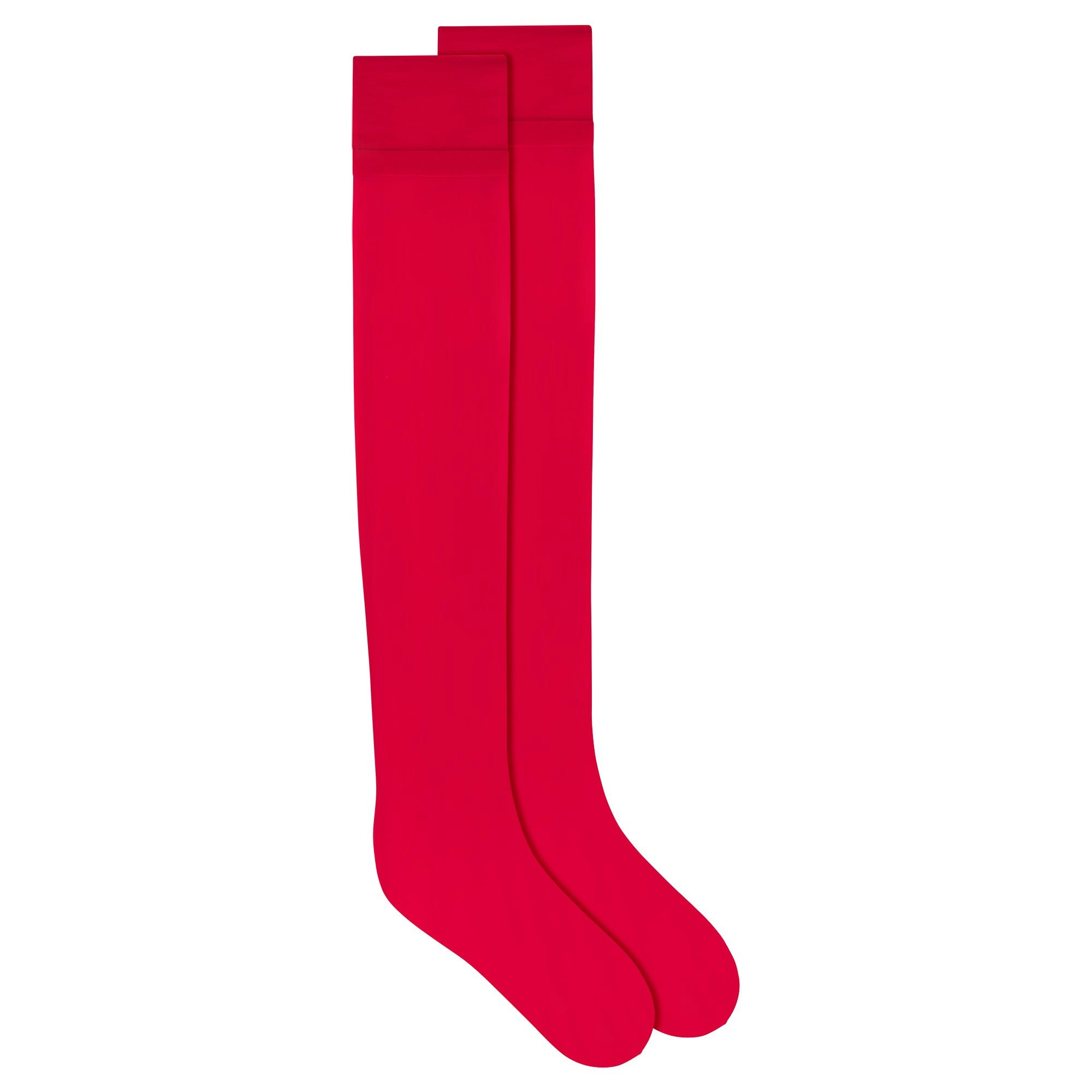 HOSIERY THIGH HIGH STOCKINGS | RUBY FLAT ON A WHITE BACKGROUND | FLT