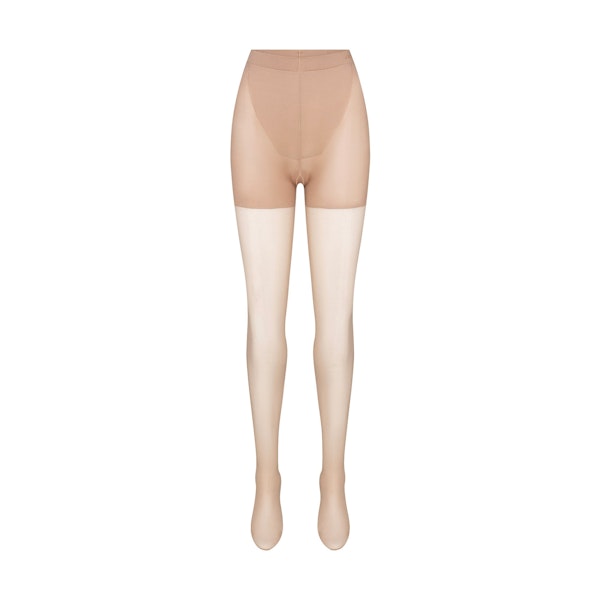 HOSIERY SHAPING TIGHTS | CLAY (HOSIERY) FLAT ON A WHITE BACKGROUND | FLT