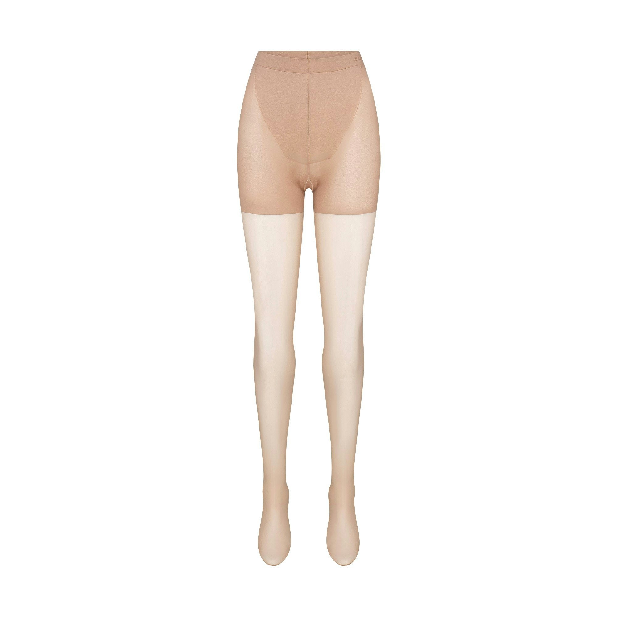 HOSIERY SHAPING TIGHTS | CLAY (HOSIERY) FLAT ON A WHITE BACKGROUND | FLT