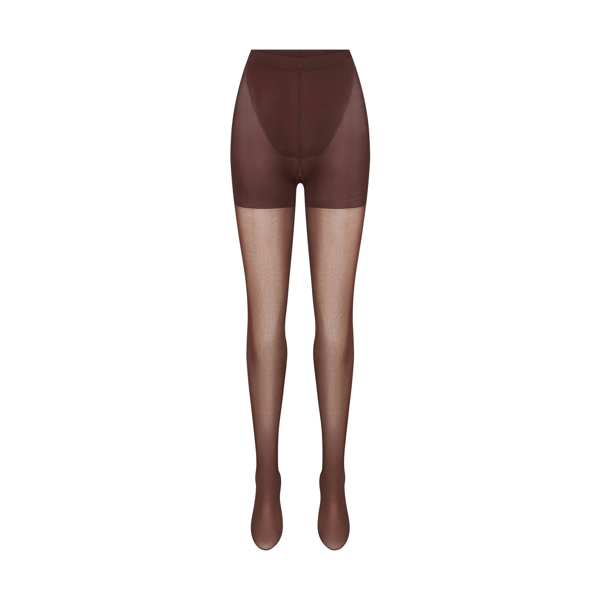 HOSIERY SHAPING TIGHTS | COCOA (HOSIERY) FLAT ON A WHITE BACKGROUND | FLT
