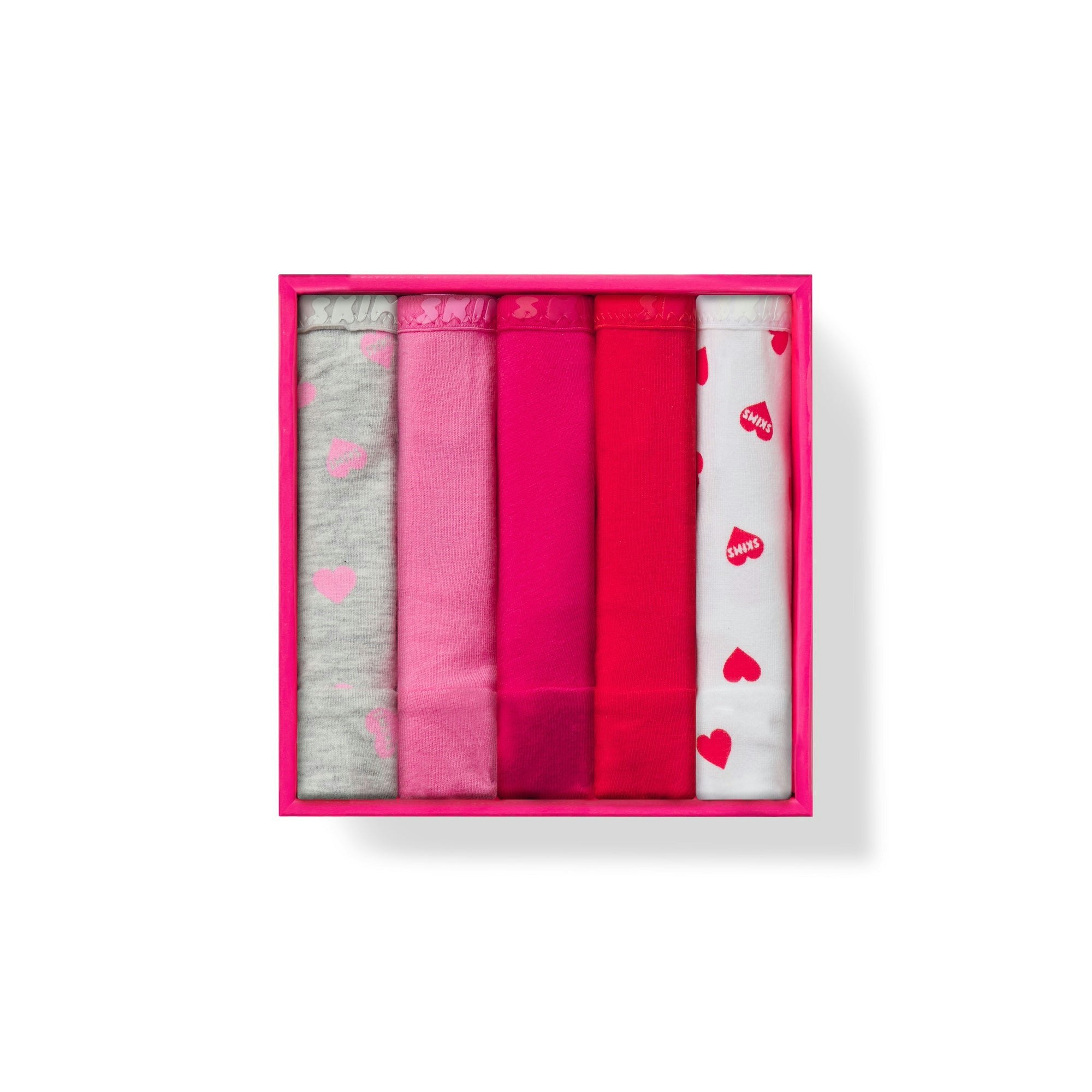 COTTON LOGO HIPSTER 5-PACK | PUNCH MULTI FLAT ON A WHITE BACKGROUND | FLT