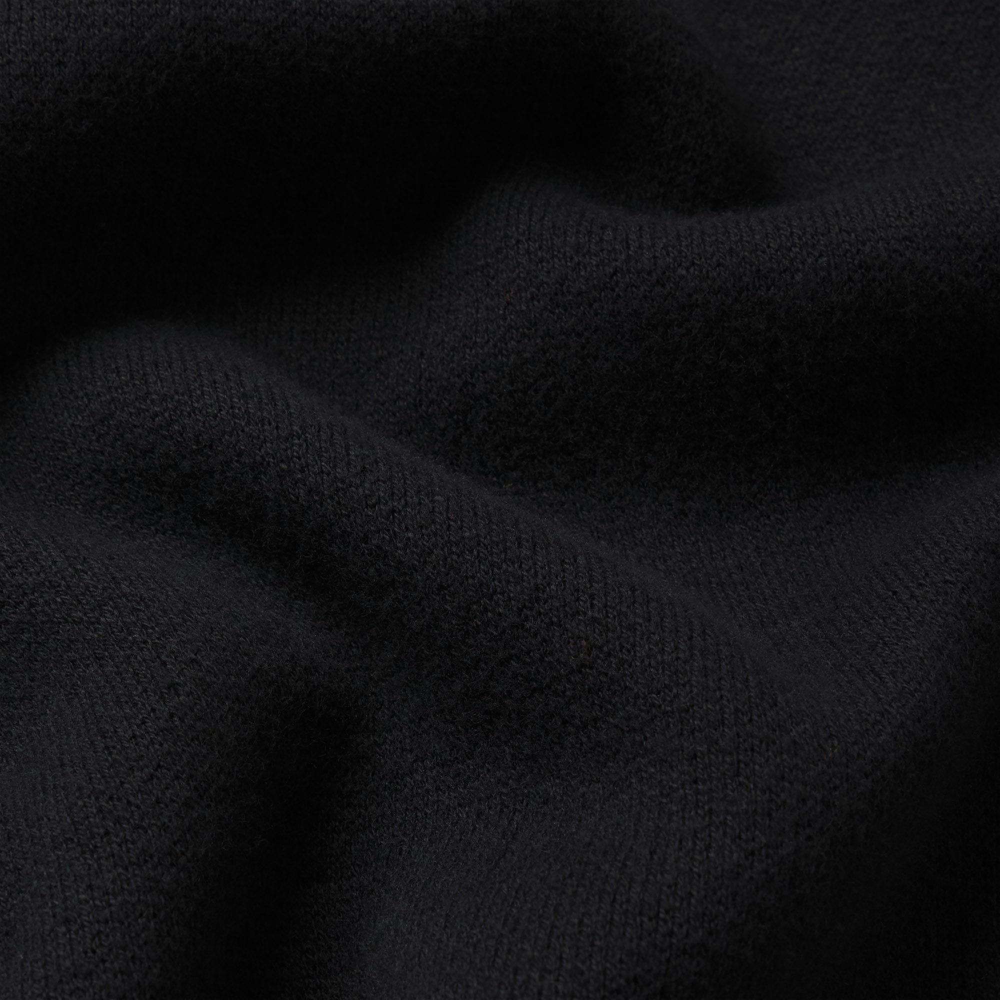 COTTON KNIT MENS SWEATER | OBSIDIAN ADDITIONAL FABRIC DETAILS