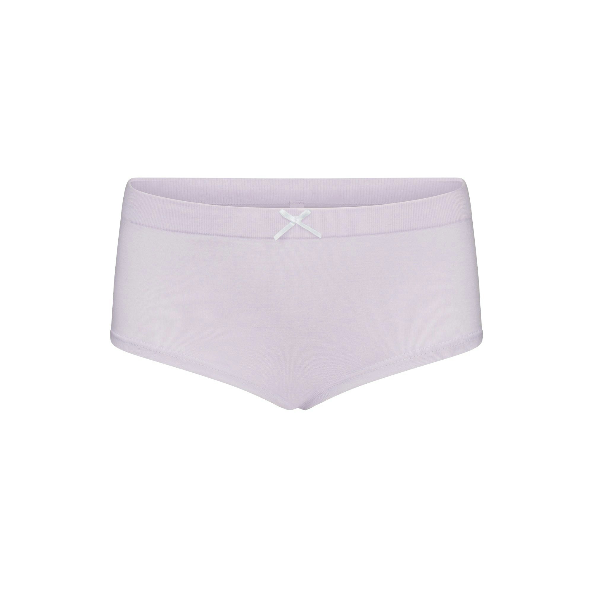 COTTON SEAMLESS GIRLS BRIEF 6-PACK | BALLET WIND MULTI FLAT ON A WHITE BACKGROUND