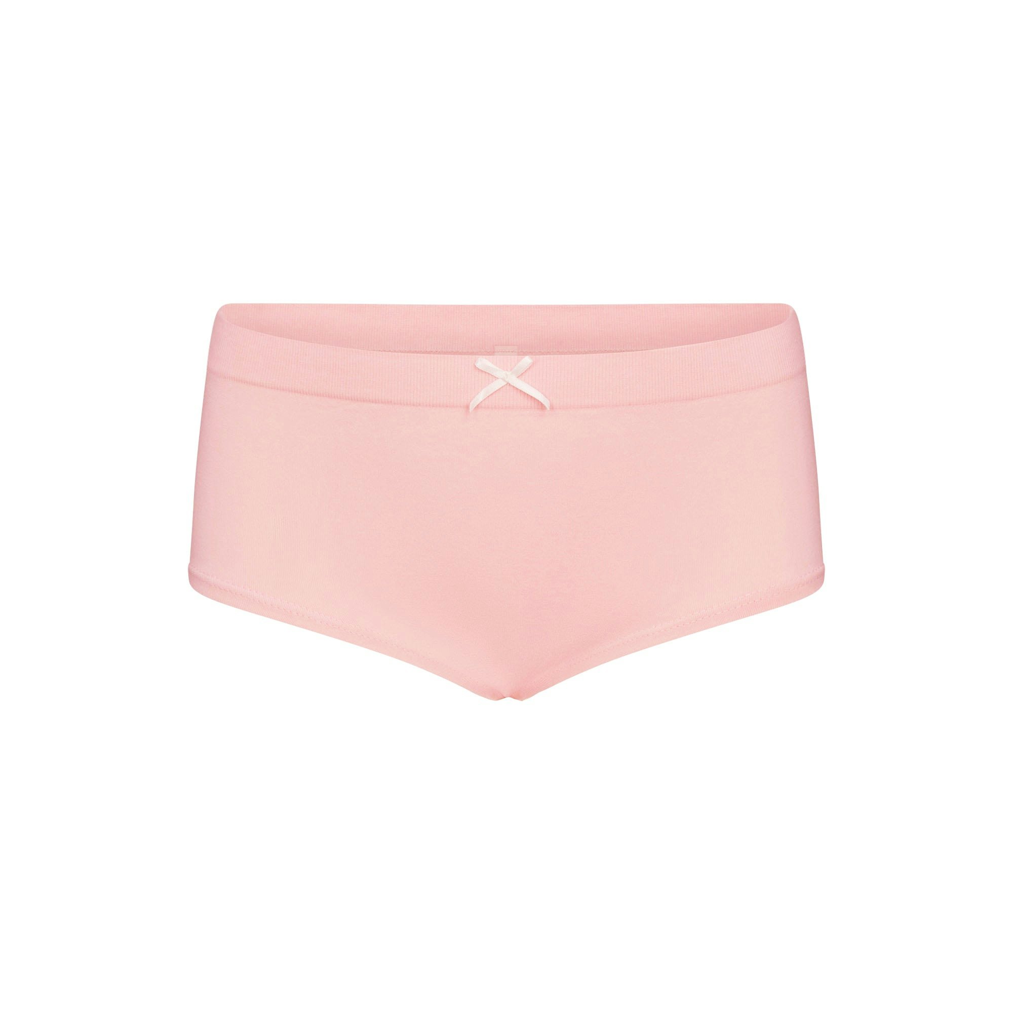 COTTON SEAMLESS GIRLS BRIEF 6-PACK | BALLET WIND MULTI FLAT ON A WHITE BACKGROUND