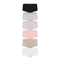 COTTON SEAMLESS JUNIORS BRIEF 6-PACK
