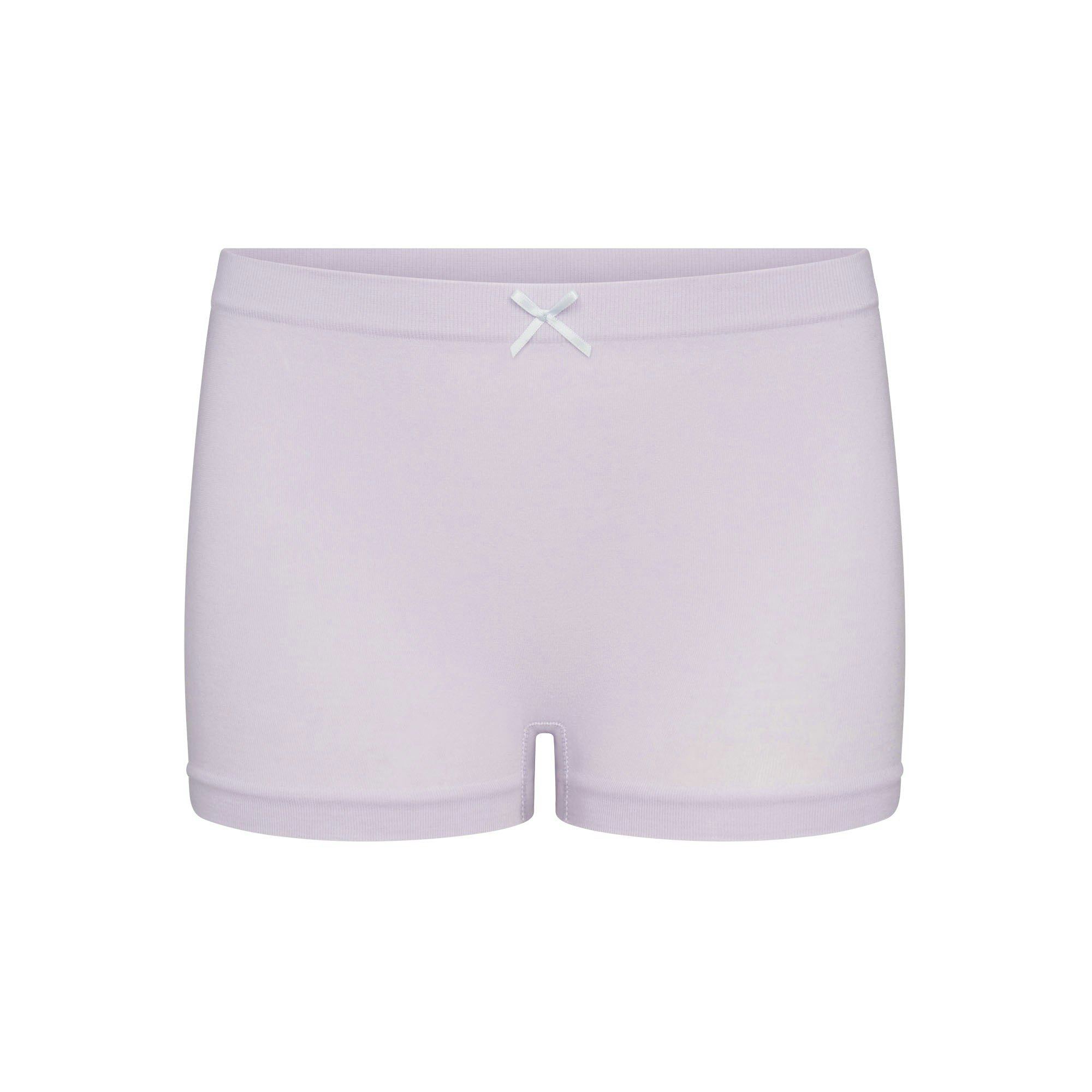 COTTON SEAMLESS GIRLS BOY SHORT 3-PACK | WIND MULTI FLAT ON A WHITE BACKGROUND