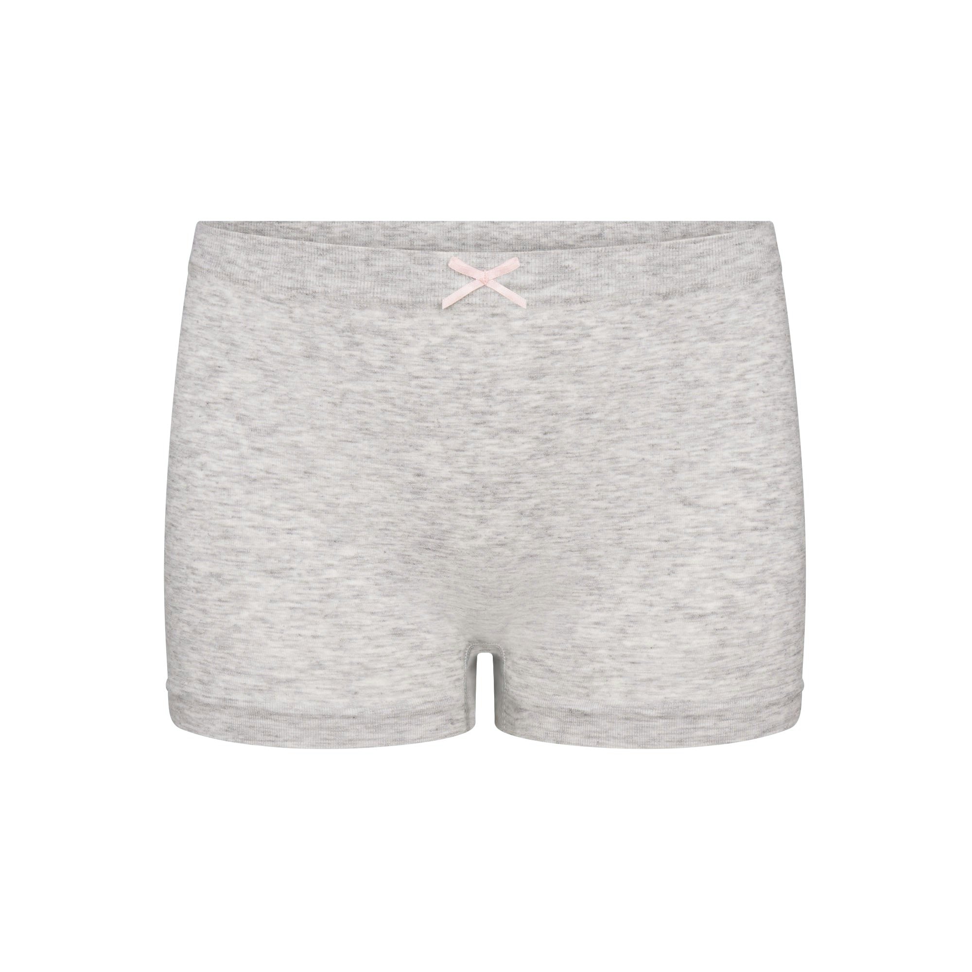 COTTON SEAMLESS GIRLS BOY SHORT 3-PACK | WIND MULTI FLAT ON A WHITE BACKGROUND