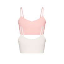 COTTON SEAMLESS JUNIORS BRALETTE 2-PACK