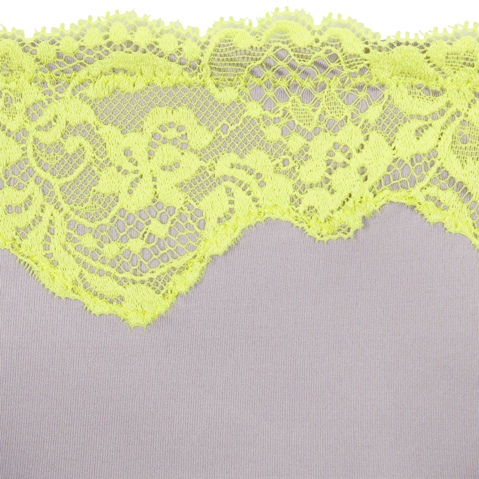 LACE SWIM CAMI ONE PIECE | CHROME ADDITIONAL FABRIC DETAILS