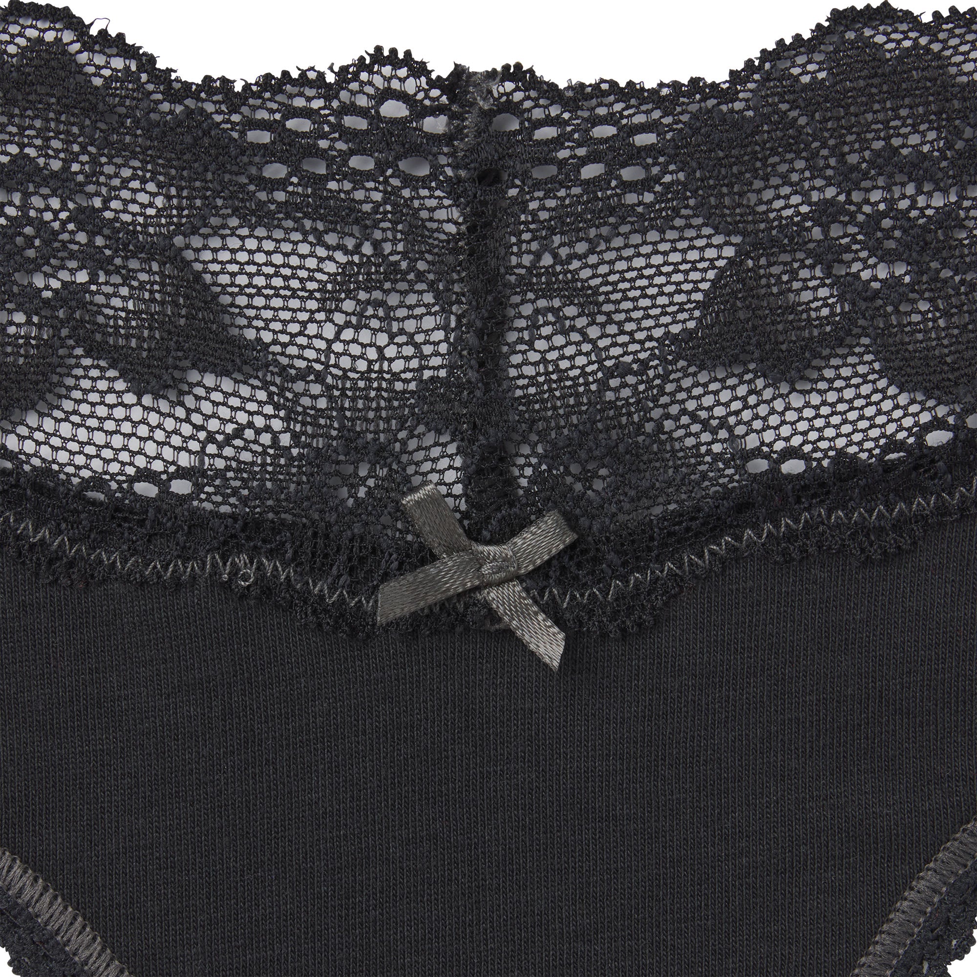 LIGHTWEIGHT COTTON WIDE LACE BRIEF | SOOT TONAL | SKIMS