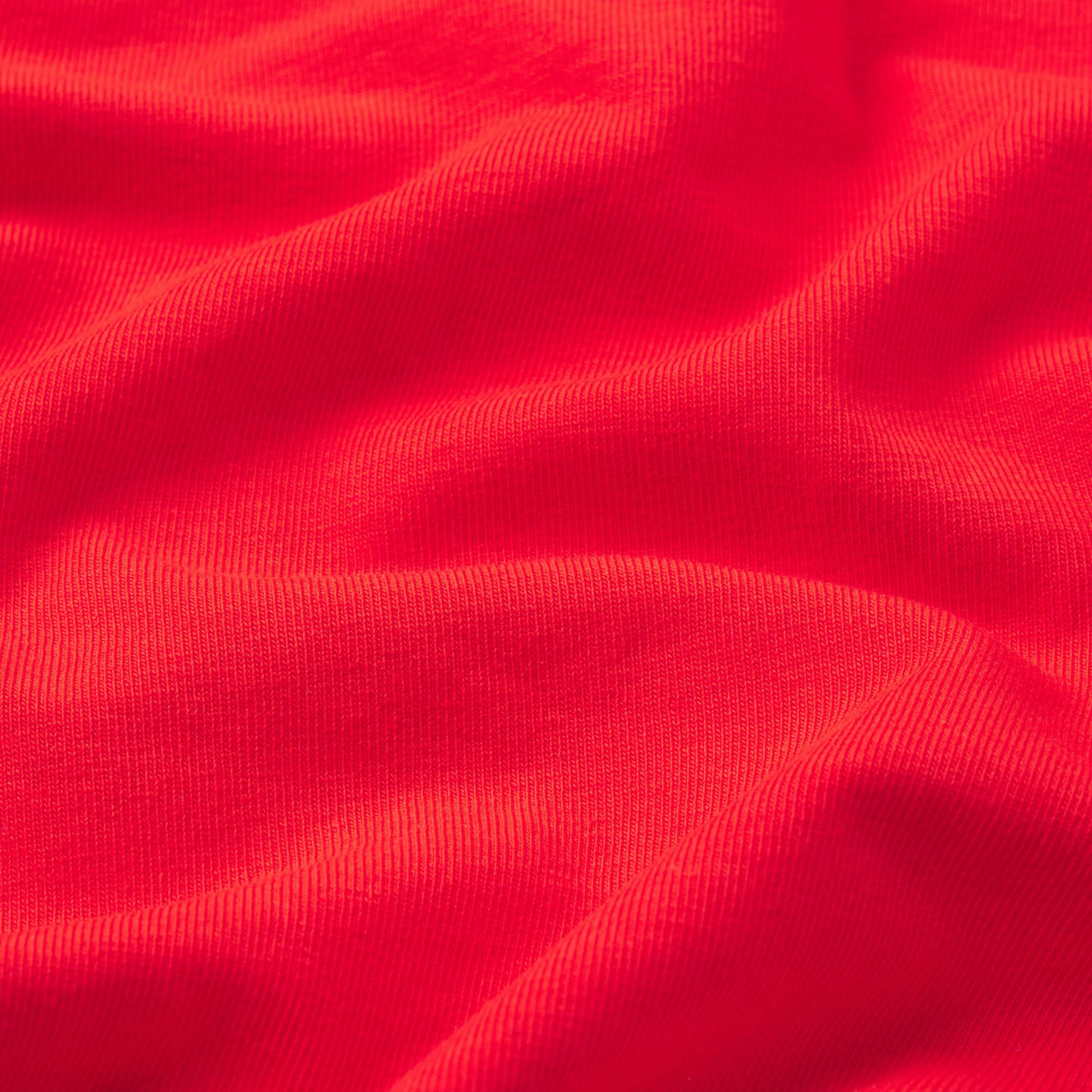 LIGHTWEIGHT COTTON LOGO PICOT STRING BIKINI | RUBY TONAL ADDITIONAL FABRIC DETAILS