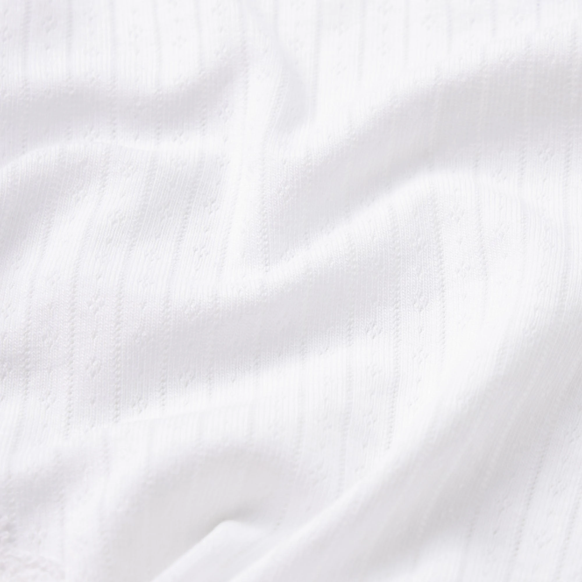 LIGHTWEIGHT COTTON POINTELLE LACE BRIEF | SNOW ADDITIONAL FABRIC DETAILS