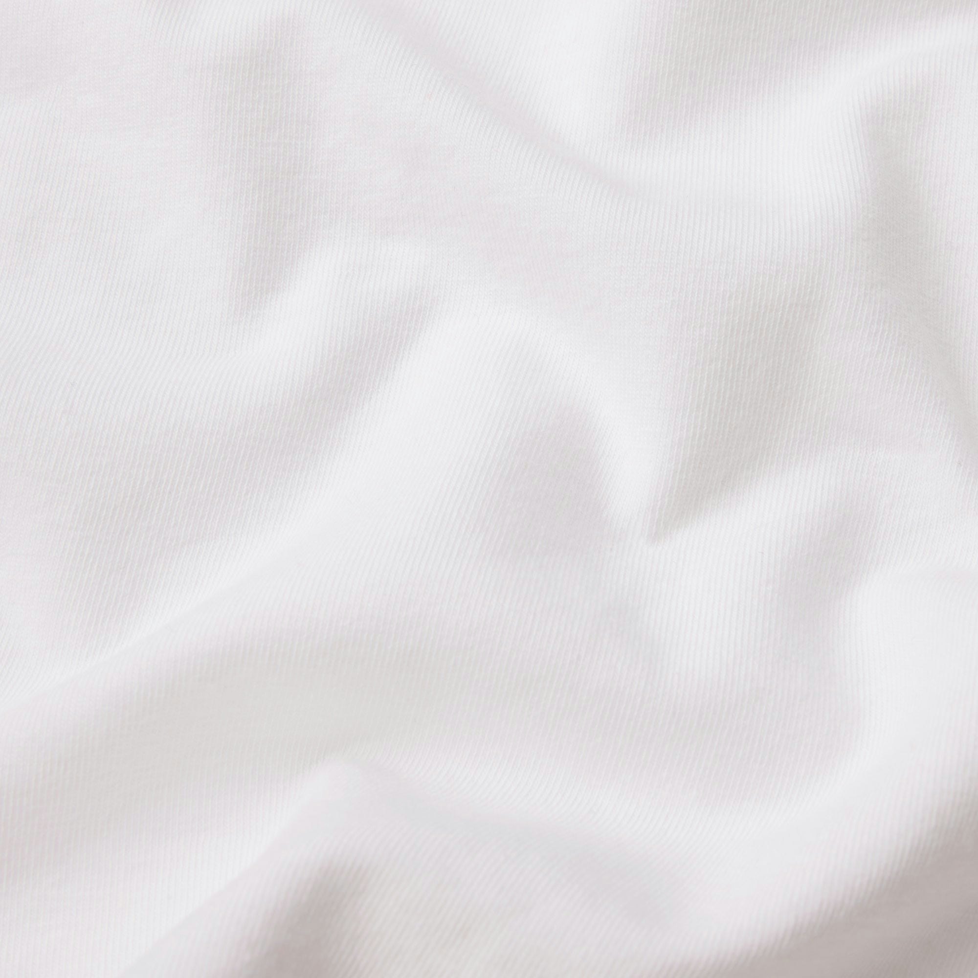 LIGHTWEIGHT COTTON LOGO PICOT CAMI AND BOY SHORT SET | SNOW CONTRAST ADDITIONAL FABRIC DETAILS