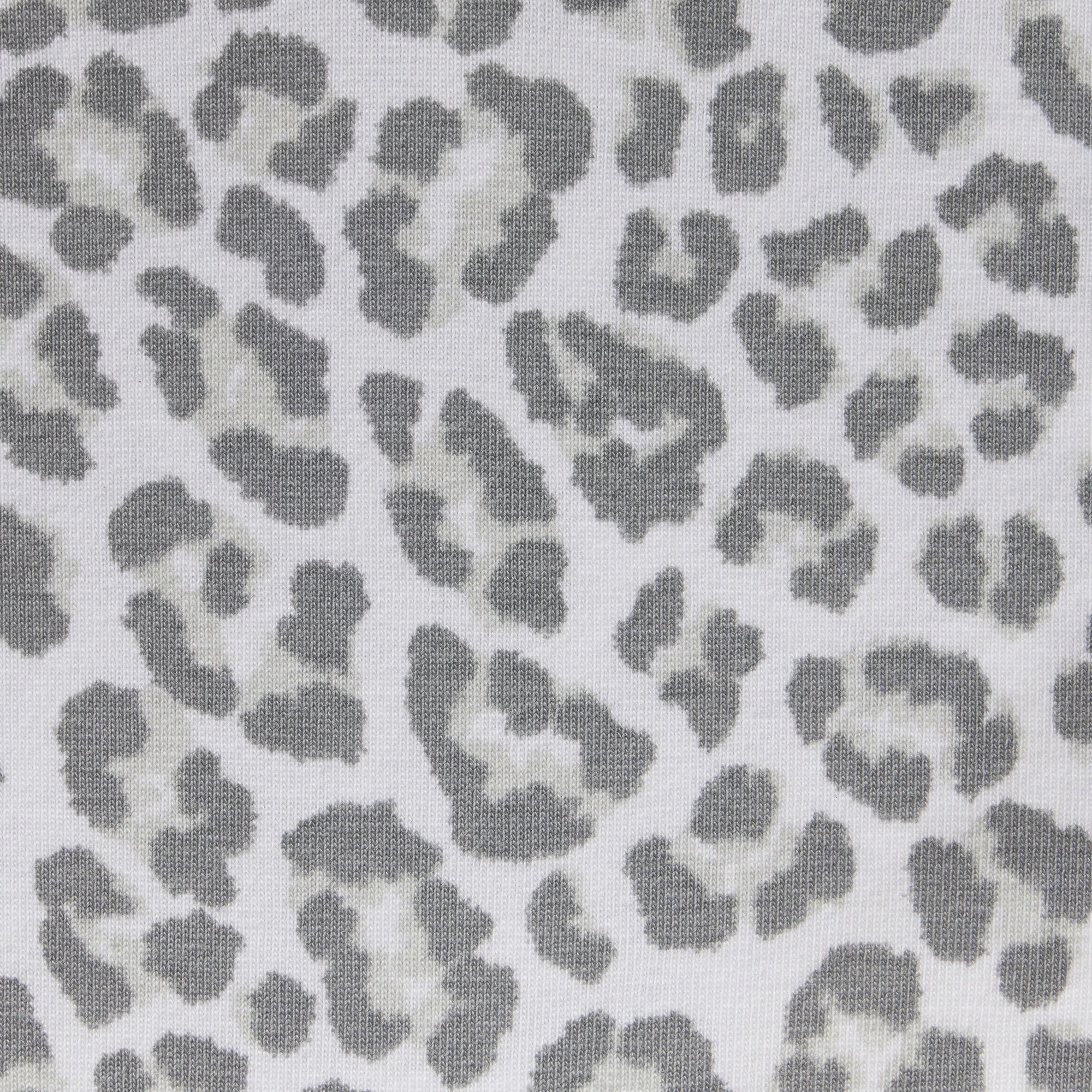 LIGHTWEIGHT COTTON LOGO PICOT HIPSTER | SNOW LEOPARD PRINT ADDITIONAL FABRIC DETAILS