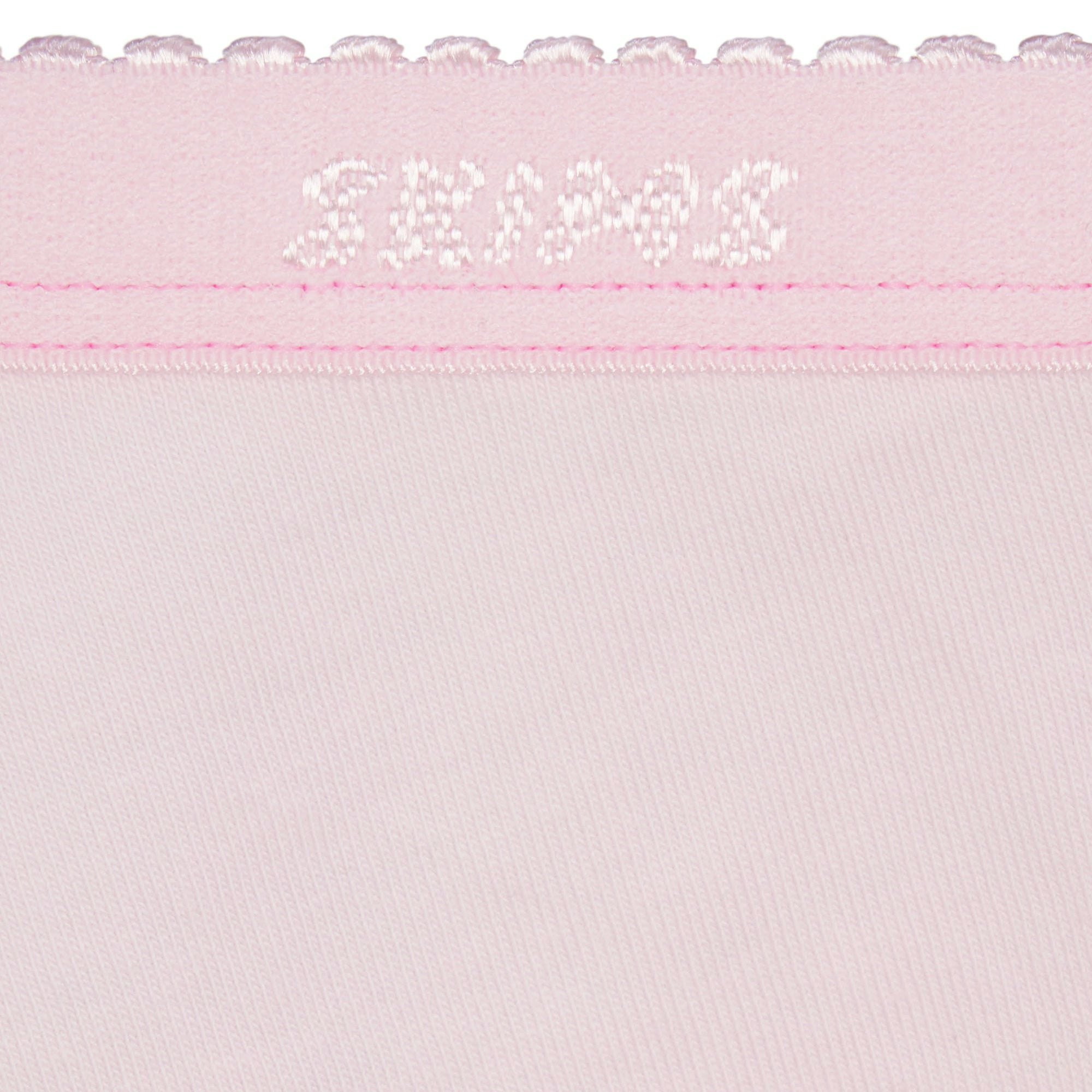 LIGHTWEIGHT COTTON PICOT LOGO STRING BIKINI | CHERRY BLOSSOM ADDITIONAL FABRIC DETAILS