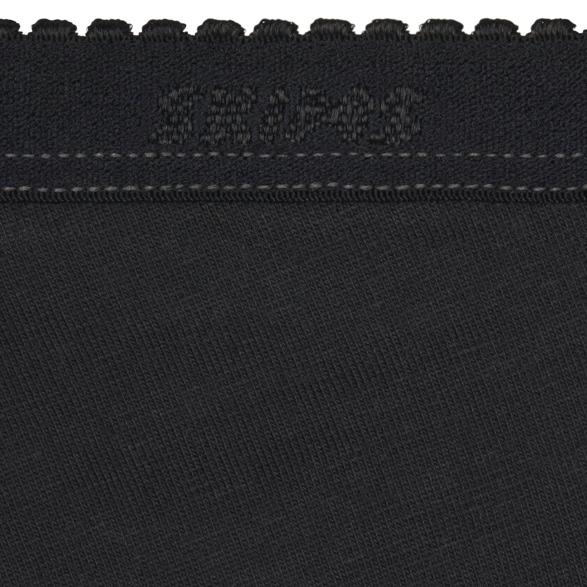 LIGHTWEIGHT COTTON PICOT LOGO THONG | SOOT ADDITIONAL FABRIC DETAILS