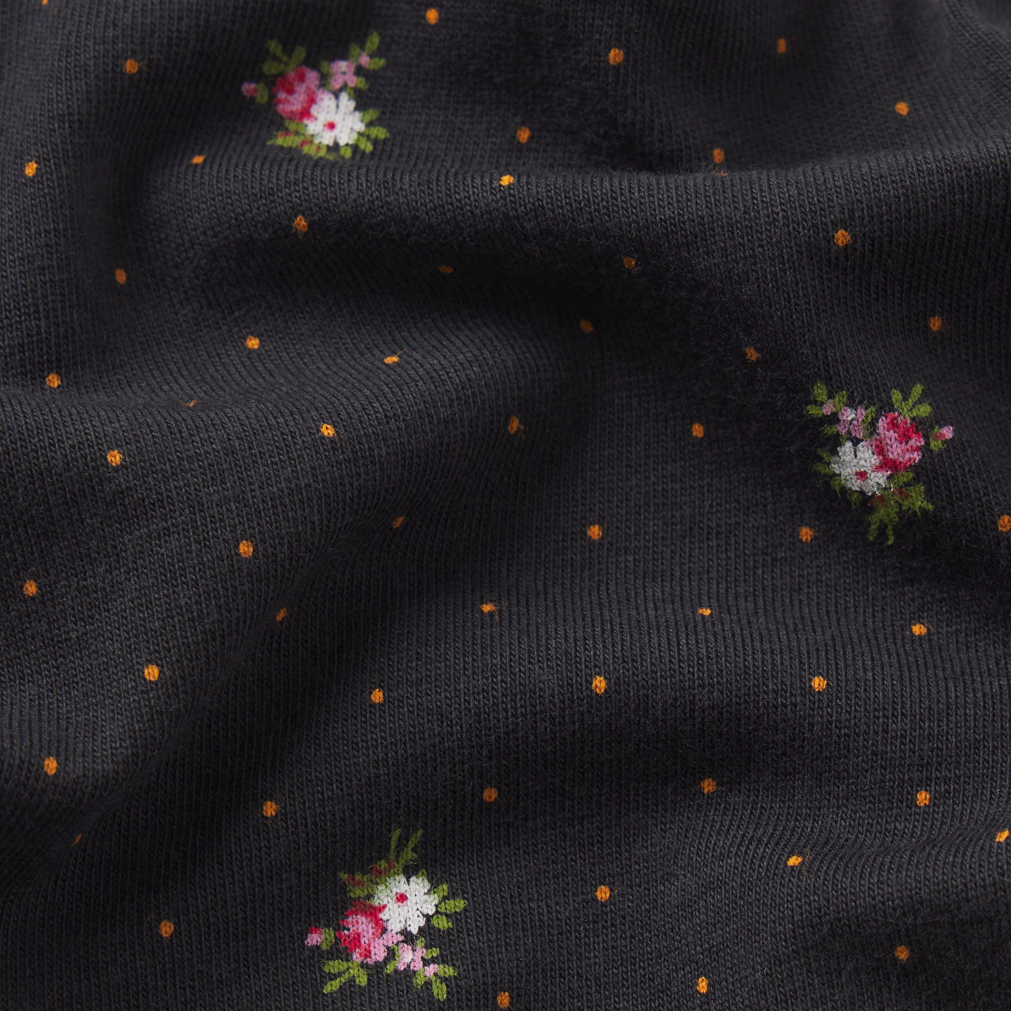 LIGHTWEIGHT COTTON RUCHED BACK HIPSTER 10-PACK | MICRO DOT FLORAL MULTI & LAYS FLAT ON A WHITE BACKGROUND | FLT