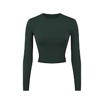 SKIMS SLEEP SUPER CROPPED LONG SLEEVE