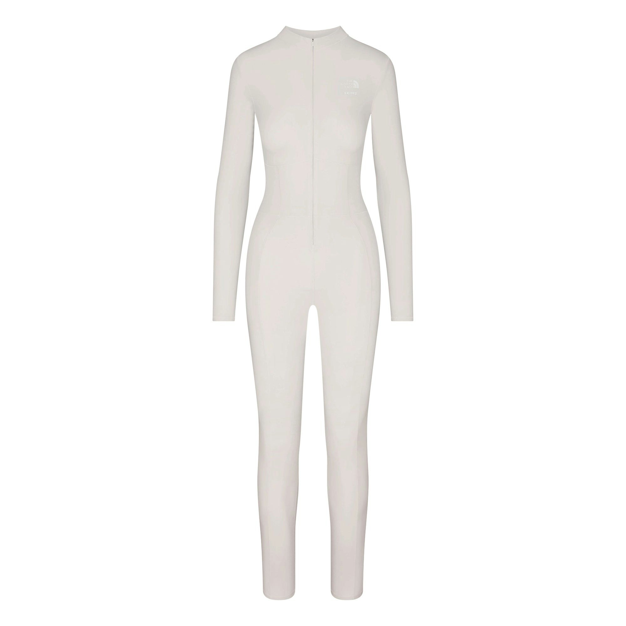THE NORTH FACE X SKIMS REFINA BODYSUIT | BONE FLAT ON A WHITE BACKGROUND | FLT