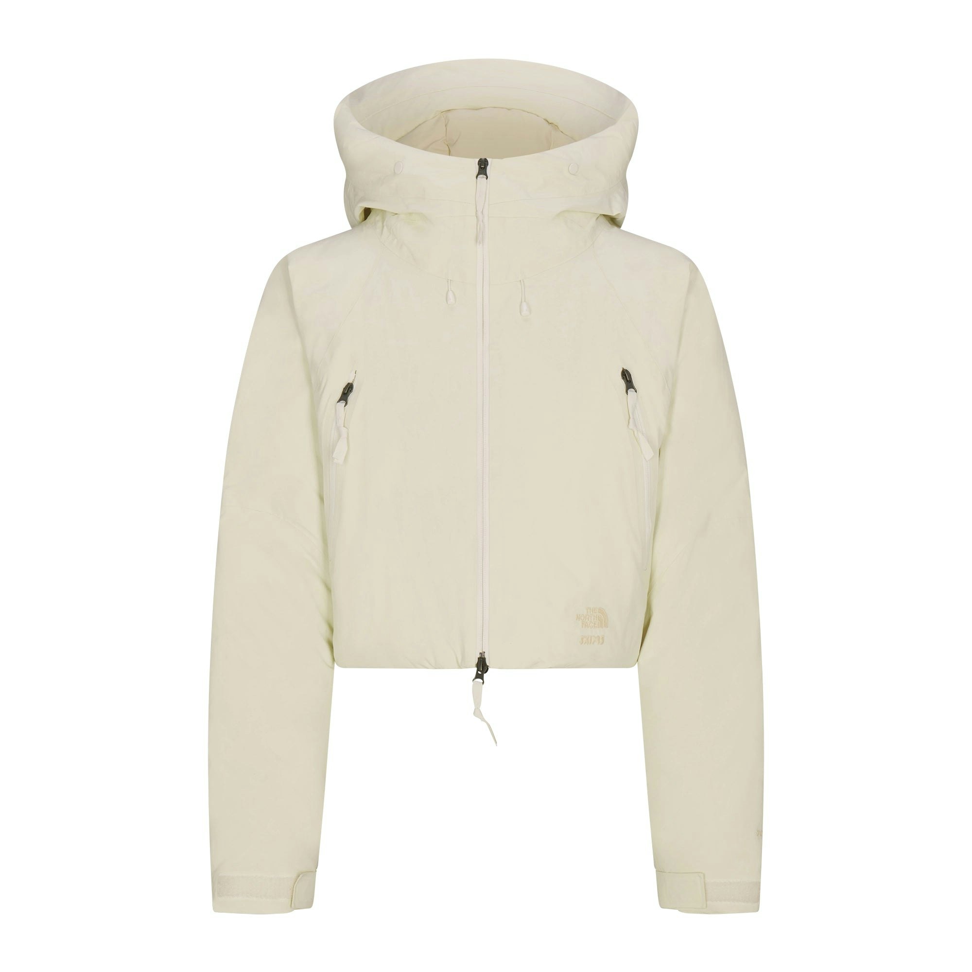 THE NORTH FACE X SKIMS INSULATED SHELL JACKET | BONE FLAT ON A WHITE BACKGROUND | FLT