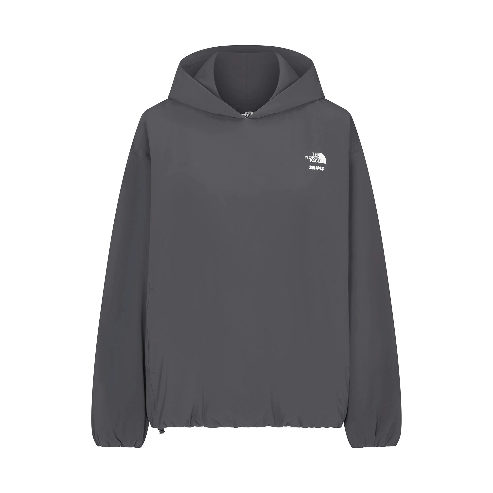 THE NORTH FACE X SKIMS VENTRIX HOODIE | GUNMETAL FLAT ON A WHITE BACKGROUND | FLT