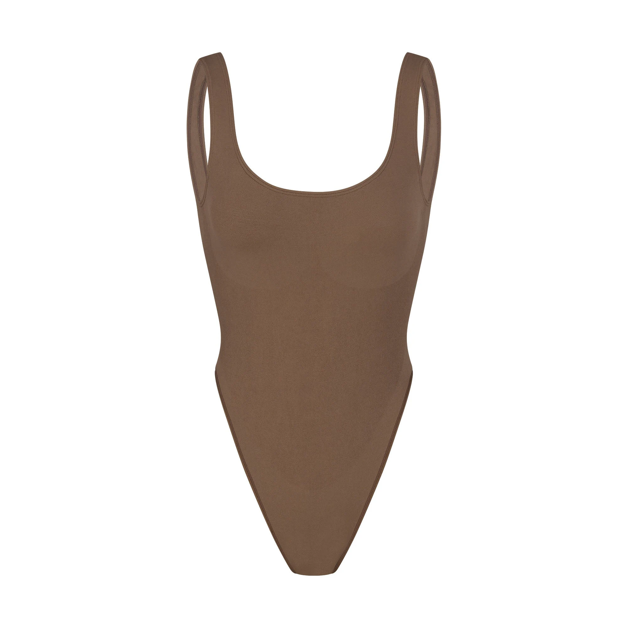 CONTOUR NYLON HIGH CUT BODYSUIT | OXIDE (BODYSUITS) LAYS FLAT ON A WHITE BACKGROUND | FLT
