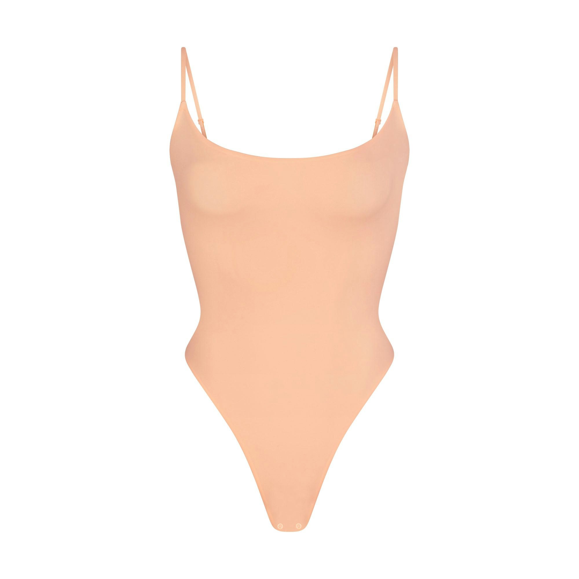 FITS EVERYBODY CAMI BODYSUIT | FADED NECTAR (BODYSUITS) LAYS FLAT ON A WHITE BACKGROUND | FLT