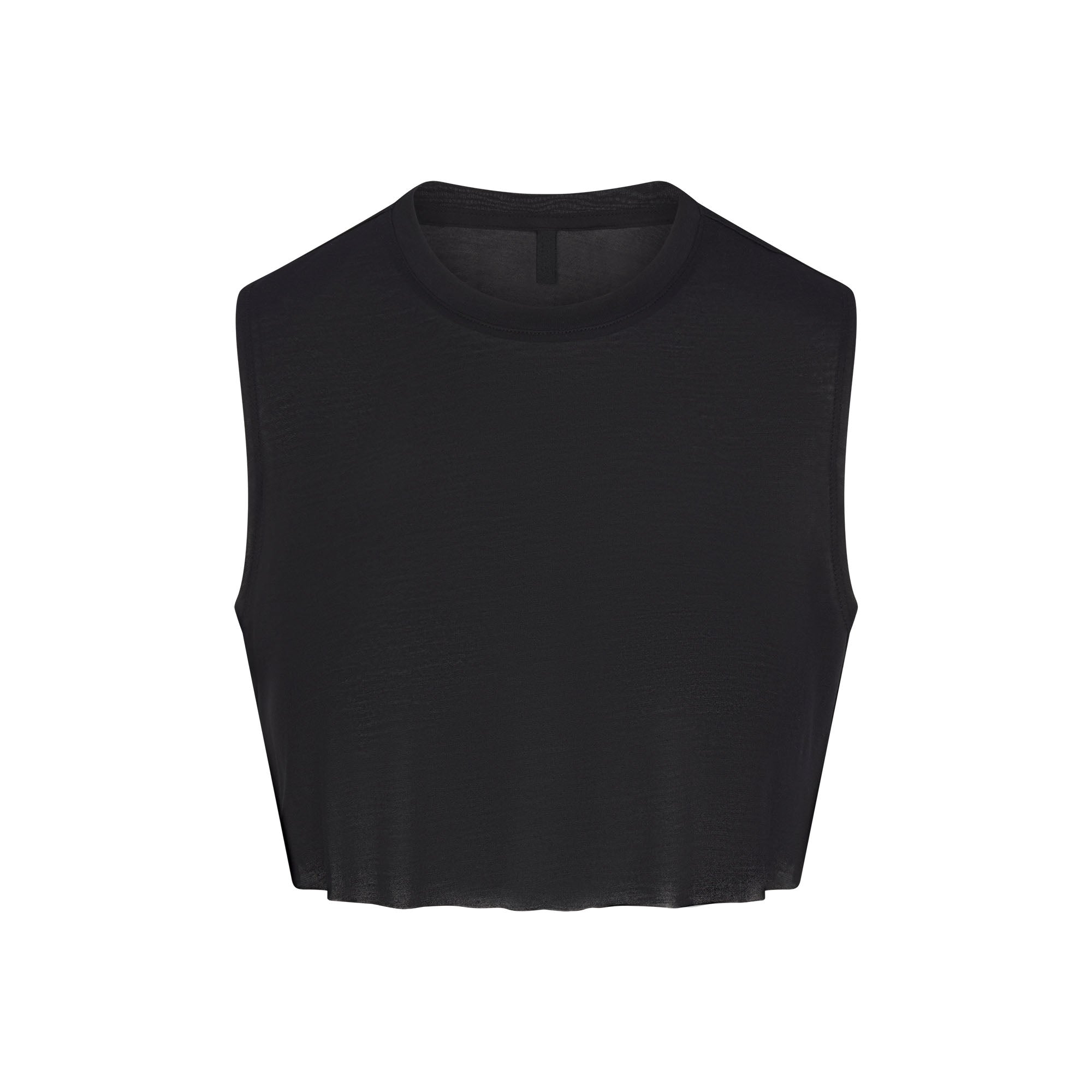KIM S SLEEP SUPER CROPPED TANK ONYX