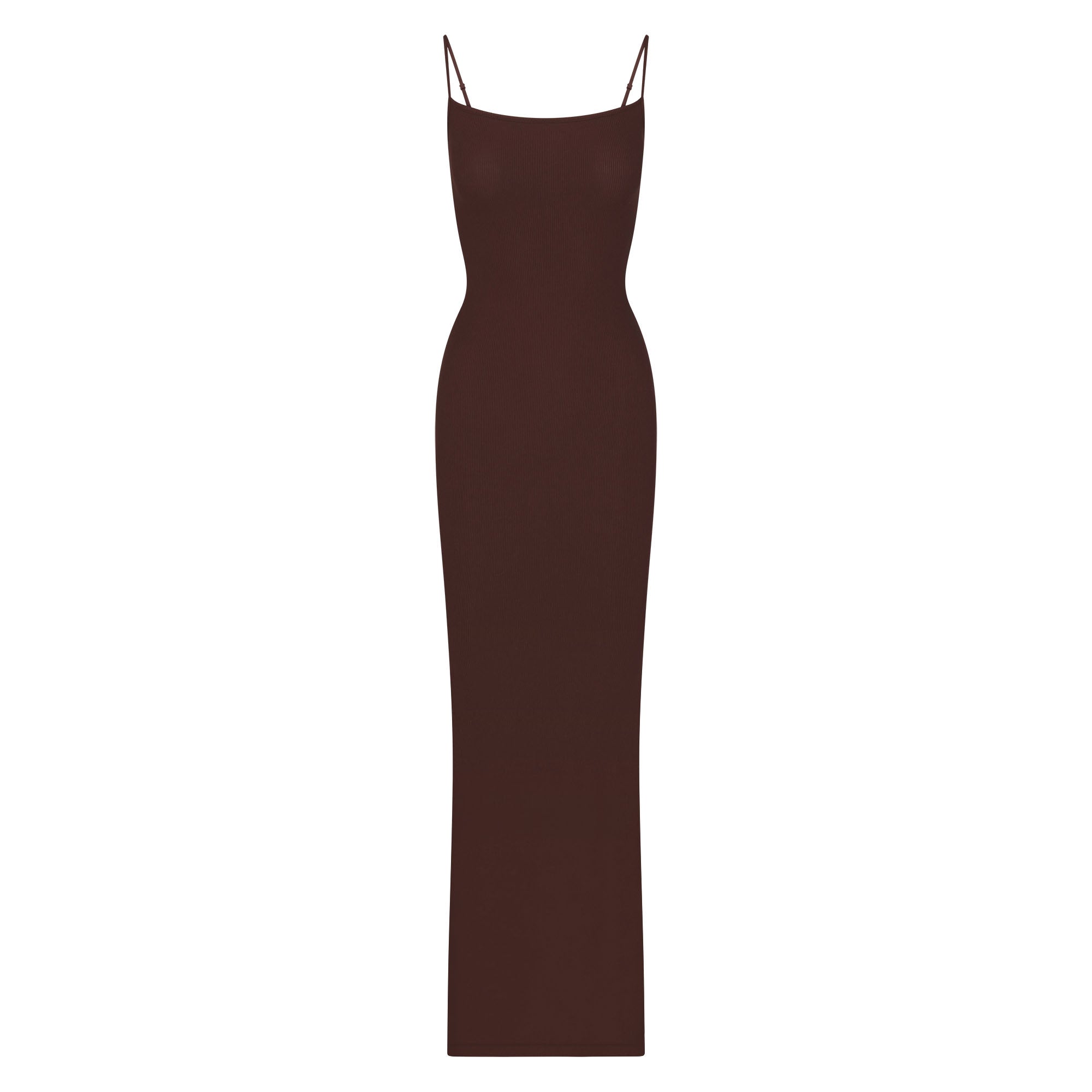 SOFT LOUNGE LONG SLIP DRESS | COCOA | SKIMS