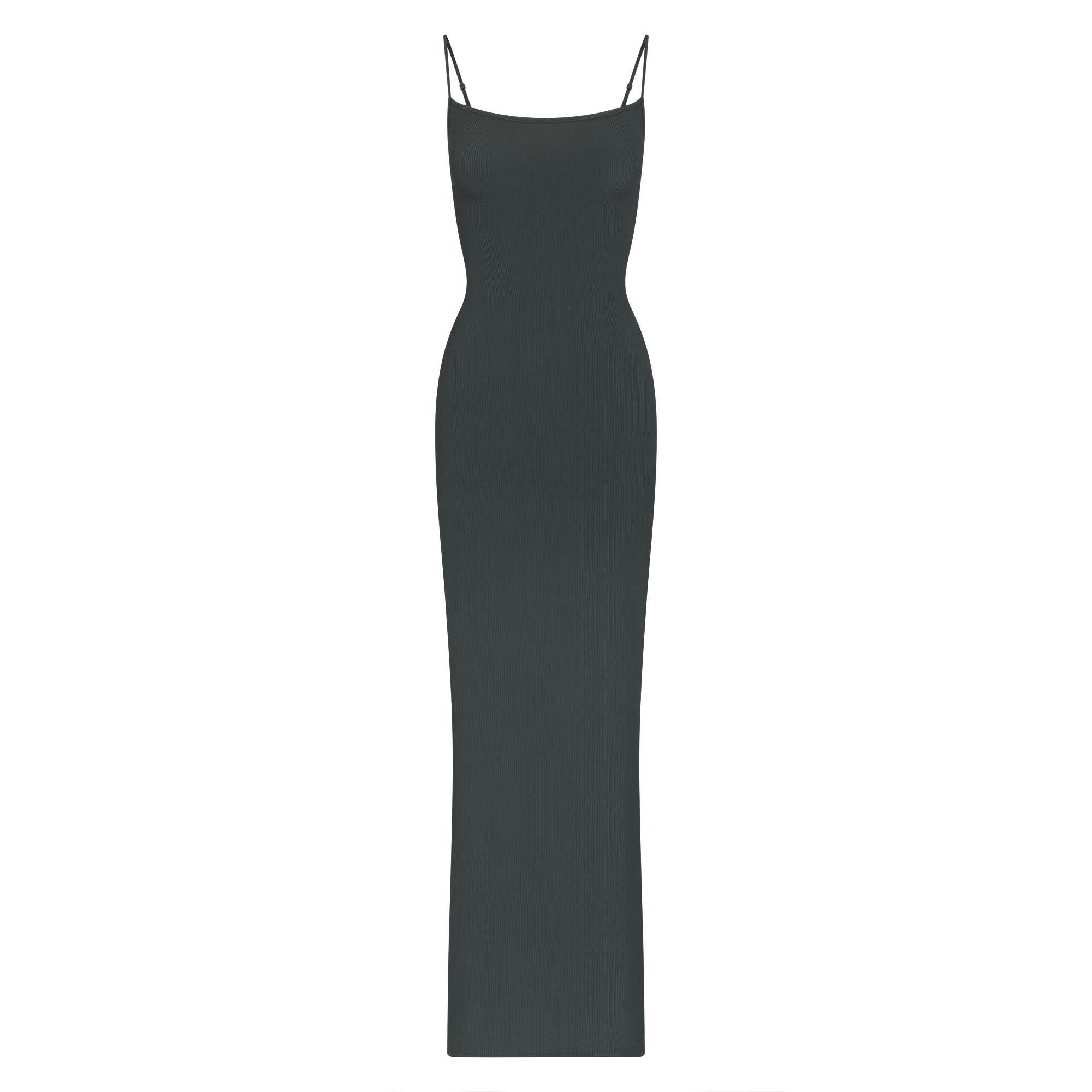 【最旬アイテム】Skims Lounge Dress ロング丈／海外セレブ着用 SOFT LOUNGE LONG SLIP DRESS | ONYX