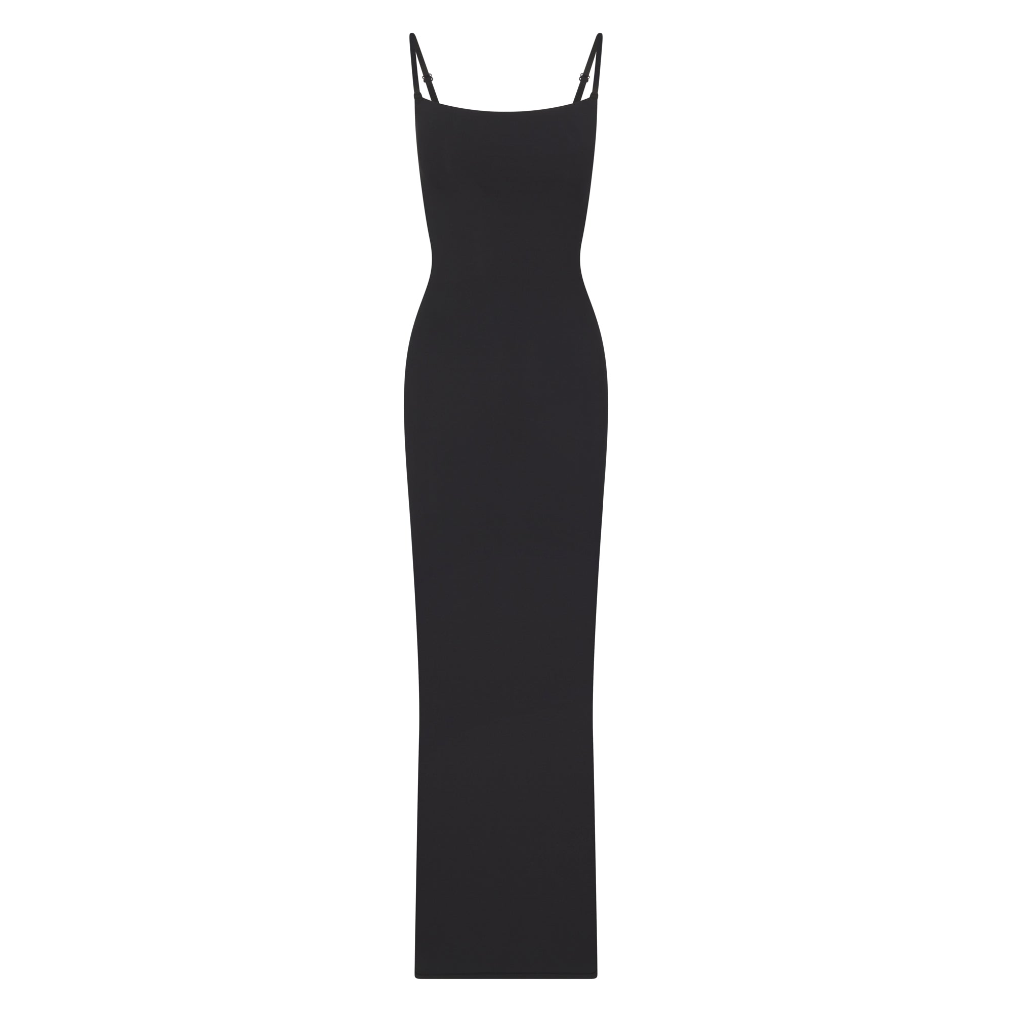 SKIMS Black Fits Everybody Long Slip Maxi Dress