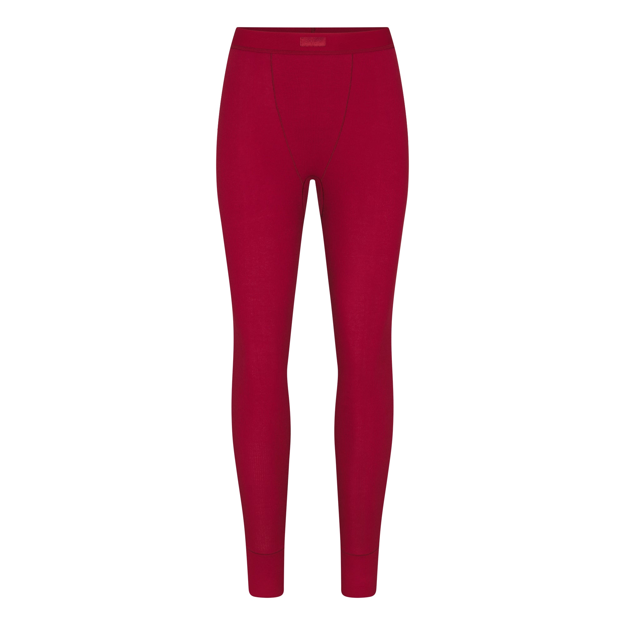 COTTON RIB LEGGING | BRICK FLAT ON A WHITE BACKGROUND | FLT