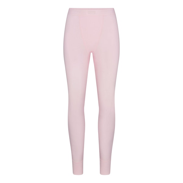 COTTON RIB LEGGING | CHERRY BLOSSOM FLAT ON A WHITE BACKGROUND | FLT