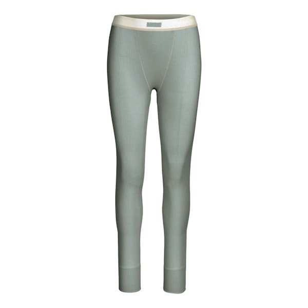 COTTON RIB LEGGING | MINERAL (LEGGINGS, BOTTOMS) LAYS FLAT ON A WHITE BACKGROUND | FLT
