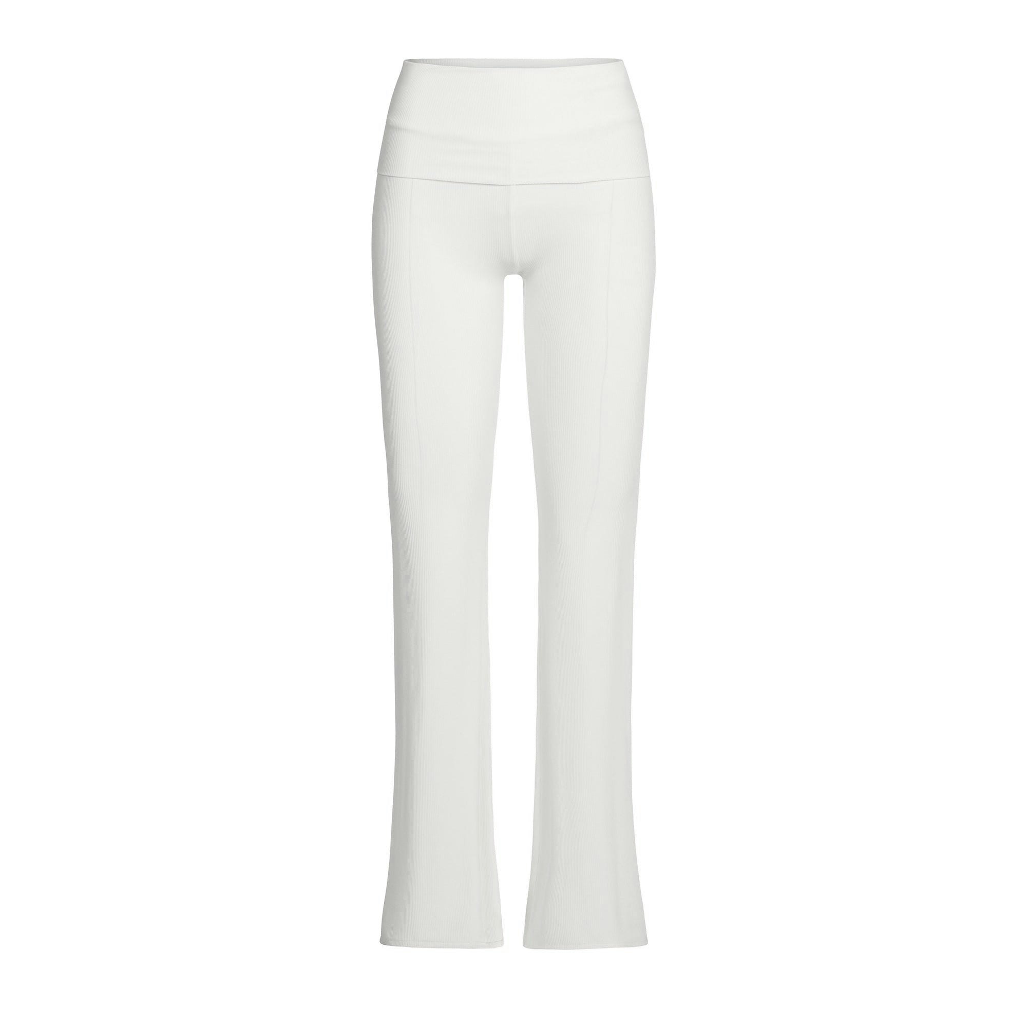SOFT LOUNGE FOLDOVER PANT | MARBLE FLAT ON A WHITE BACKGROUND | FLT