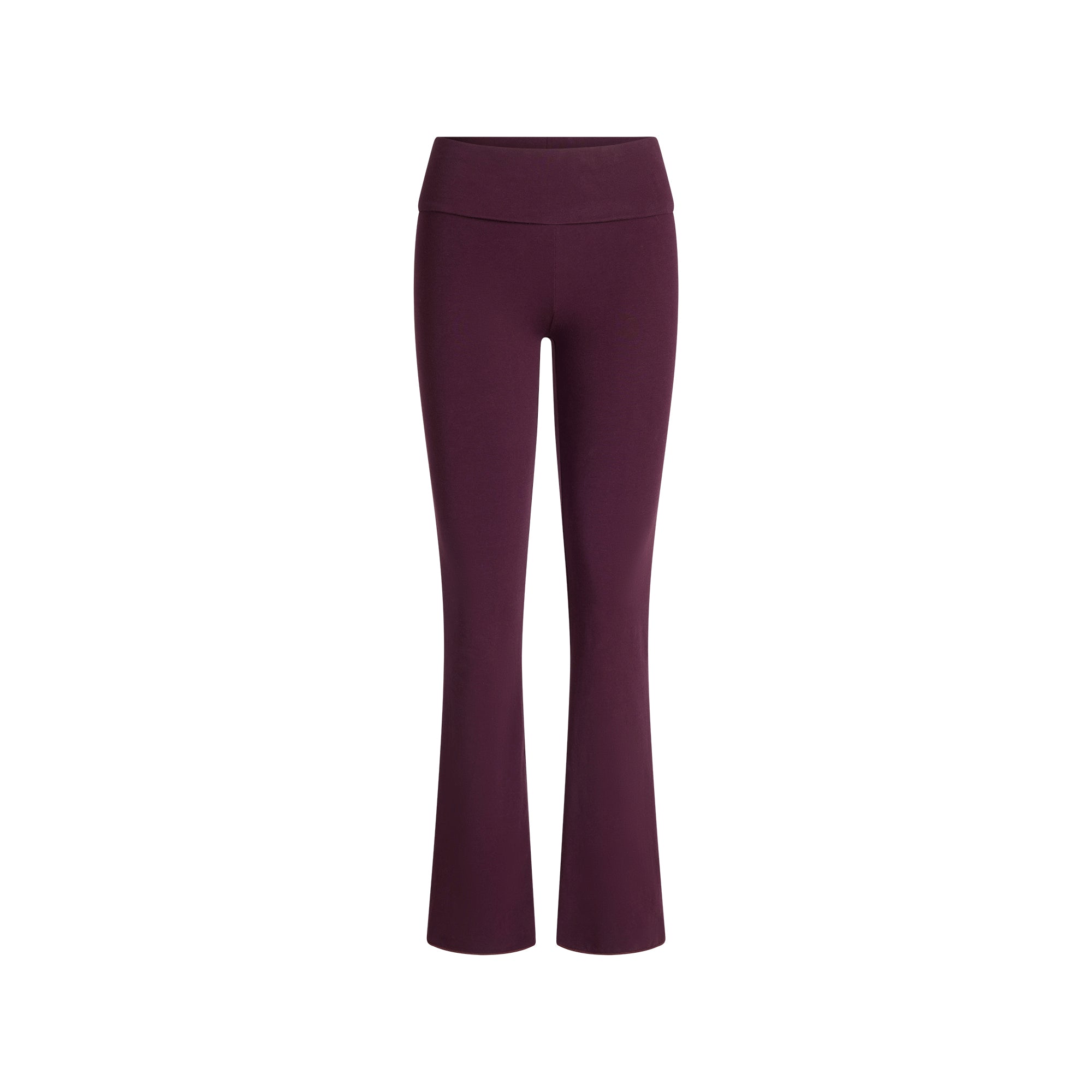 パンツ SKIMS COTTON JERSEY FOLDOVER PANT COTTON JERSEY FOLDOVER PANT | LIGHT HEATHER GREY