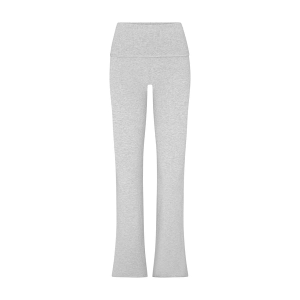 COTTON RIB PANT | LIGHT HEATHER GREY