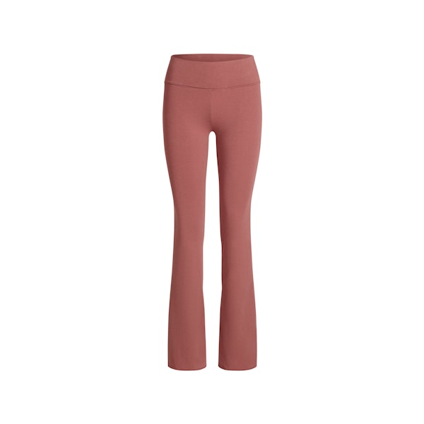 COTTON JERSEY FOLDOVER PANT | REDWOOD FLAT ON A WHITE BACKGROUND | FLT