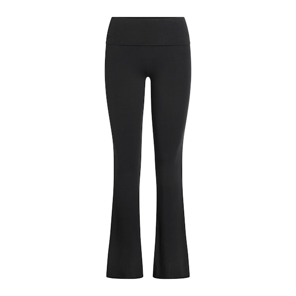 COTTON JERSEY FOLDOVER PANT | SOOT FLAT ON A WHITE BACKGROUND | FLT