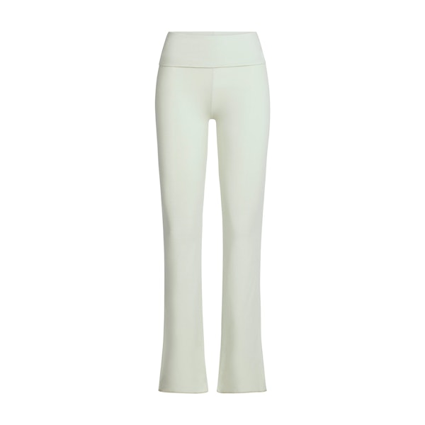 COTTON JERSEY FOLDOVER PANT | SPEARMINT FLAT ON A WHITE BACKGROUND | FLT