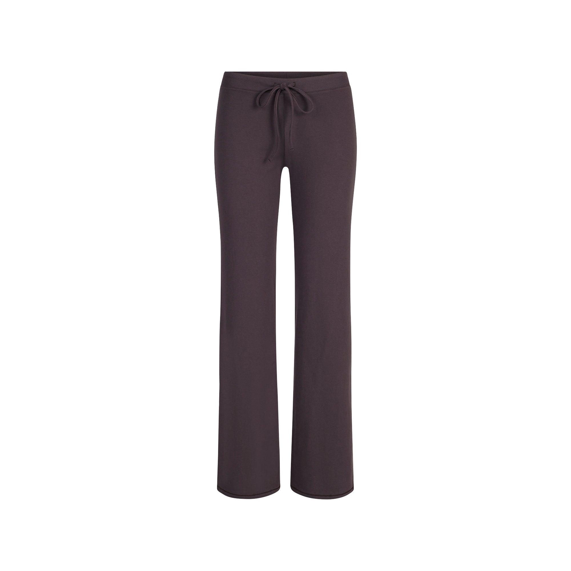 COTTON JERSEY STRAIGHT LEG PANT | IRON FLAT ON A WHITE BACKGROUND | FLT